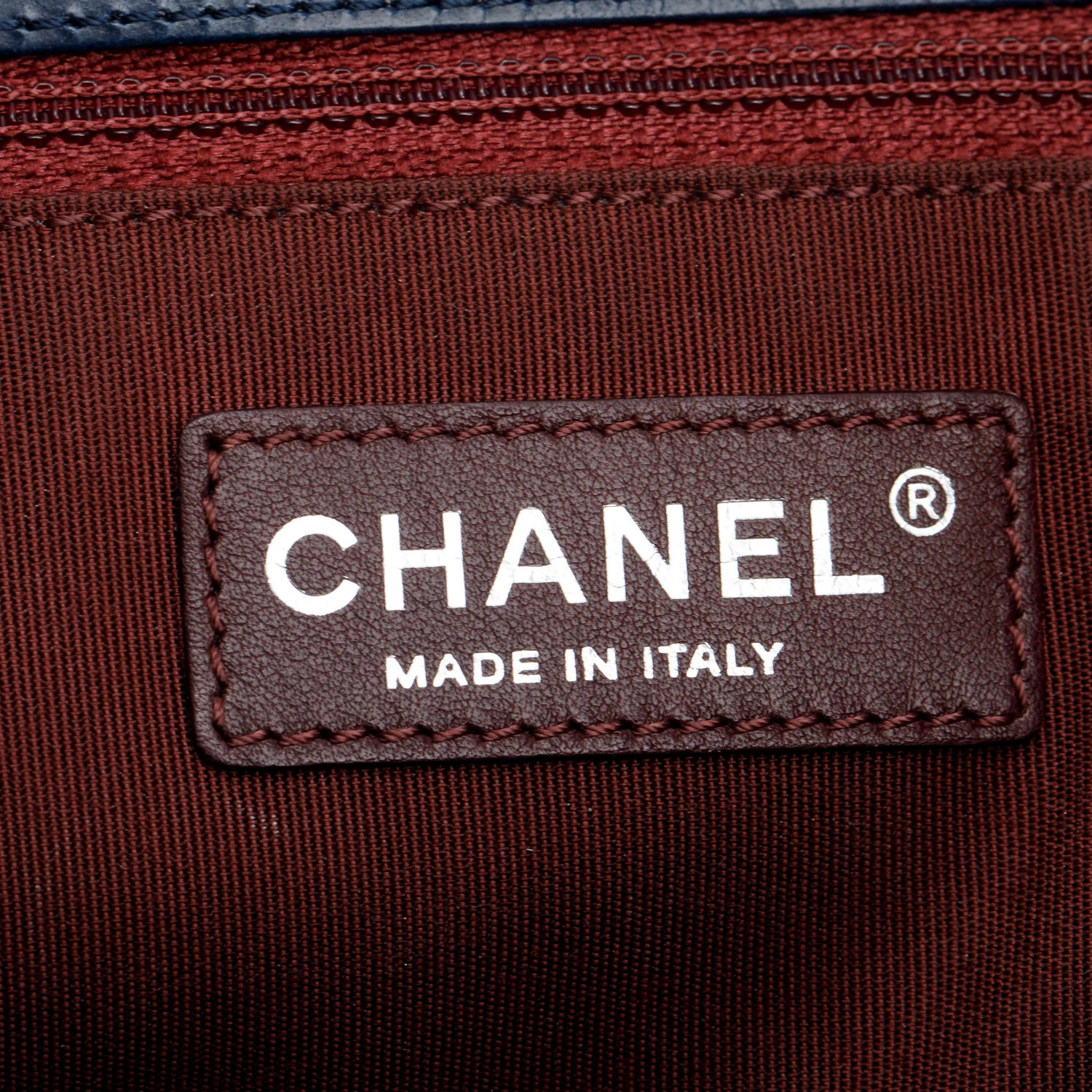 Chanel Navy Aged Calfskin Quilted Daily Walk Accordion Flap Shoulder Bag w/ Authenticity Card - Image 9