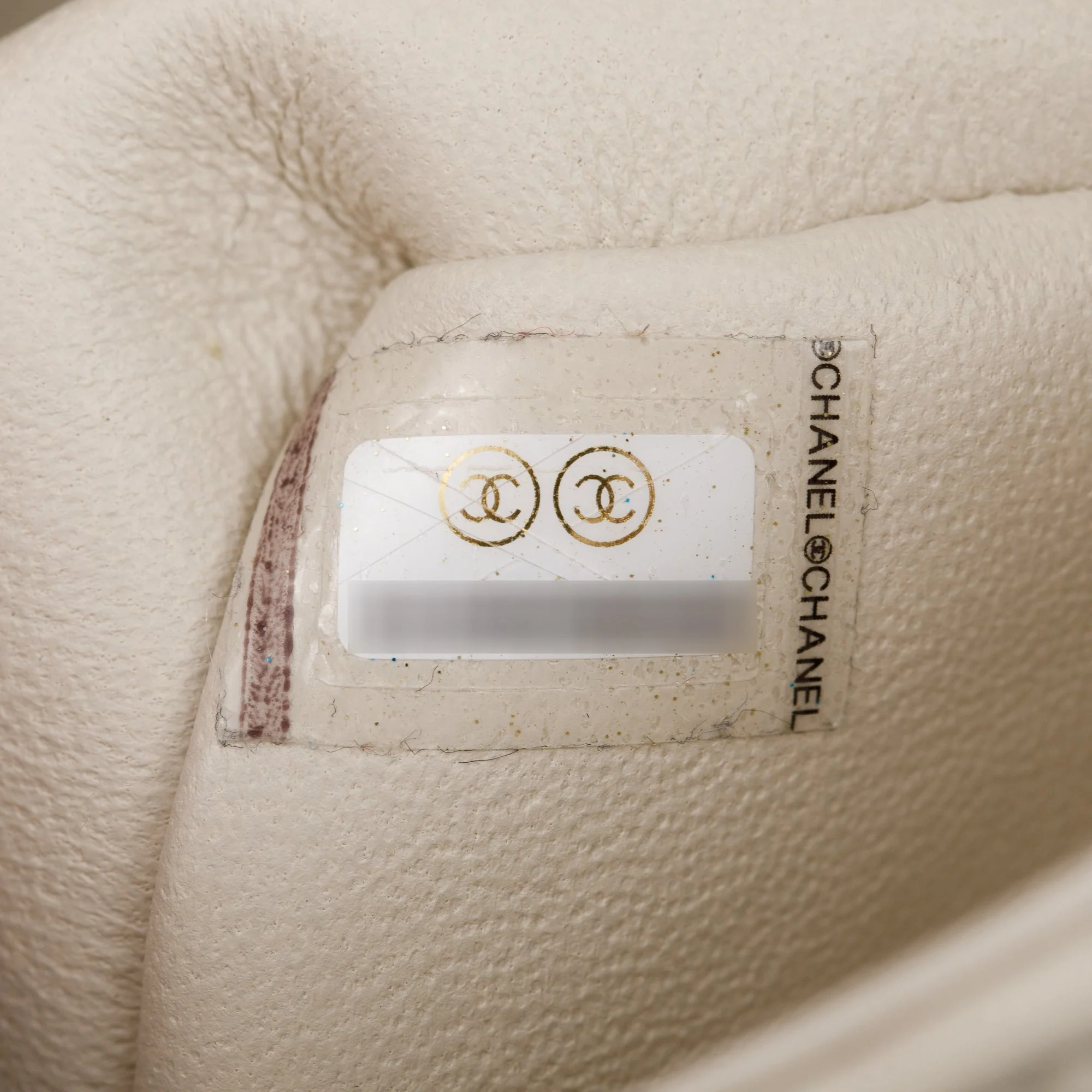 Chanel Neutral Chevron Quilted Lambskin Classic Mini Rectangular Flap Bag w/ Box & Authenticity Card - Image 11