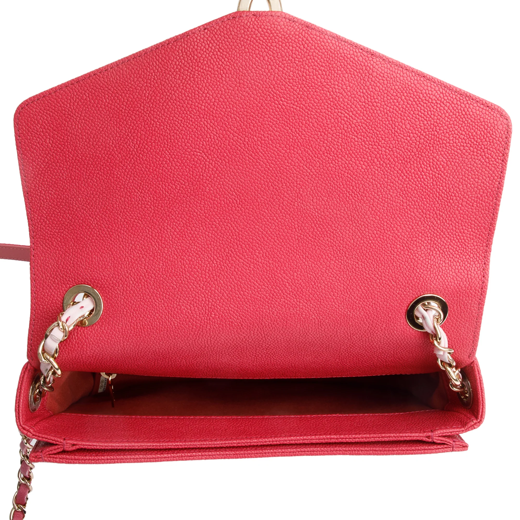 Chanel Pink Caviar Paris-Cuba Thread Around Flap Bag w/ Box & Authenticity Card - Image 9