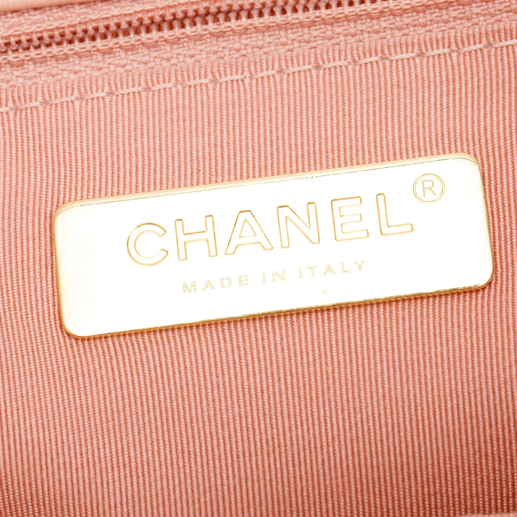 Chanel Pink Lambskin Leather Medium 19 Flap Bag w/ Authenticity Card - Image 9