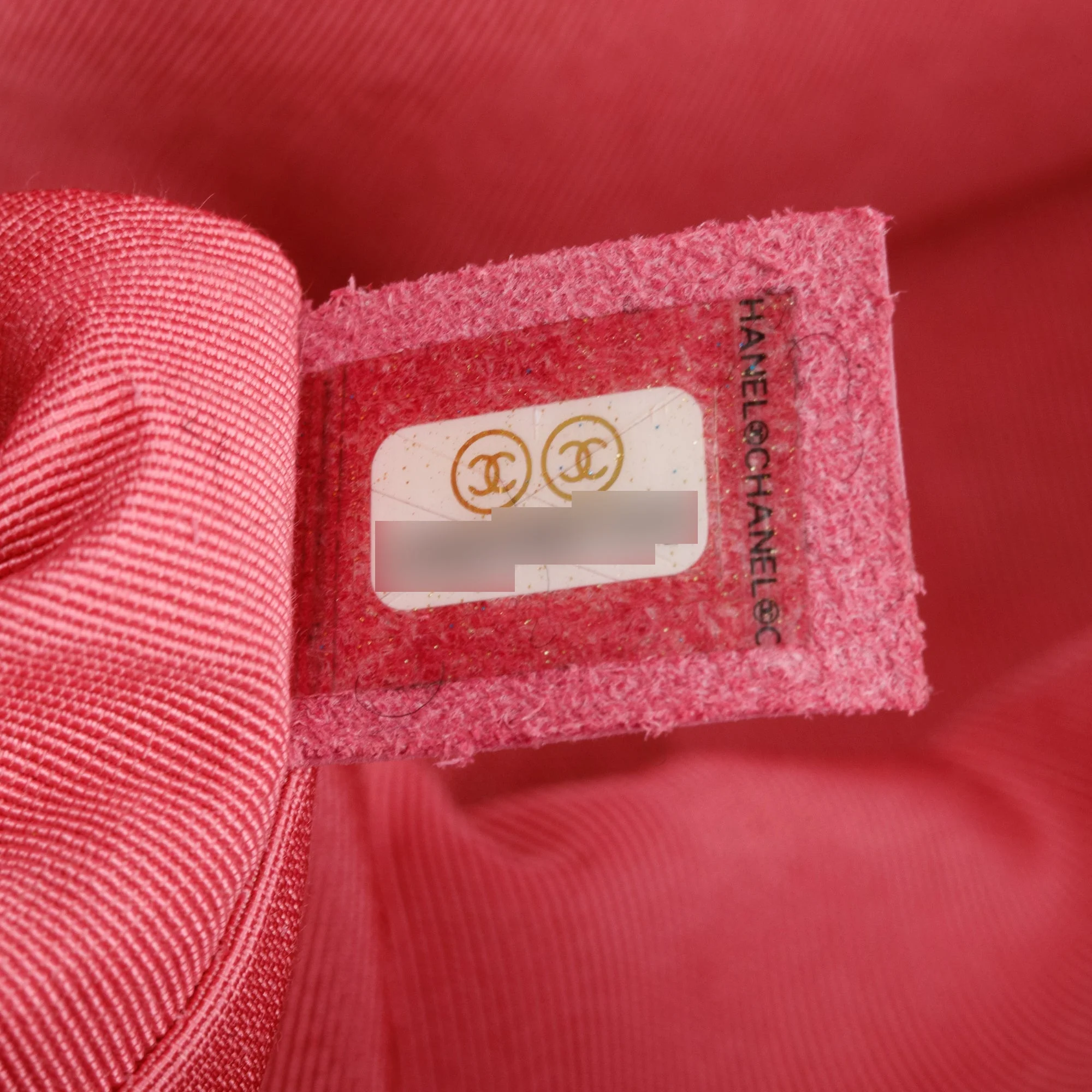 Chanel Pink Lambskin Medium Boy Bag w/ Authenticity Card - Image 11