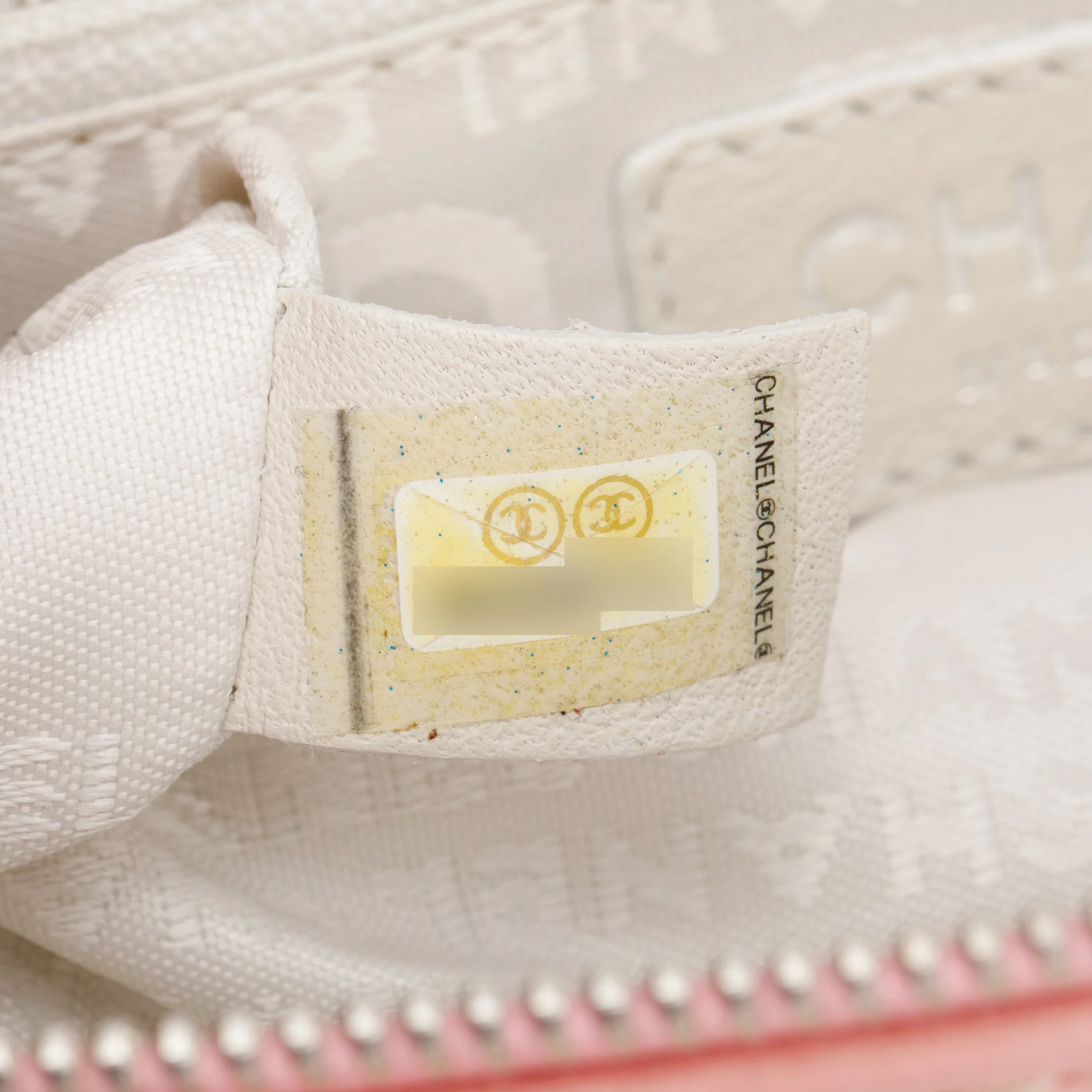 Chanel Pink Leather Neutral Crochette Small LAX Accordion Bag - Image 8