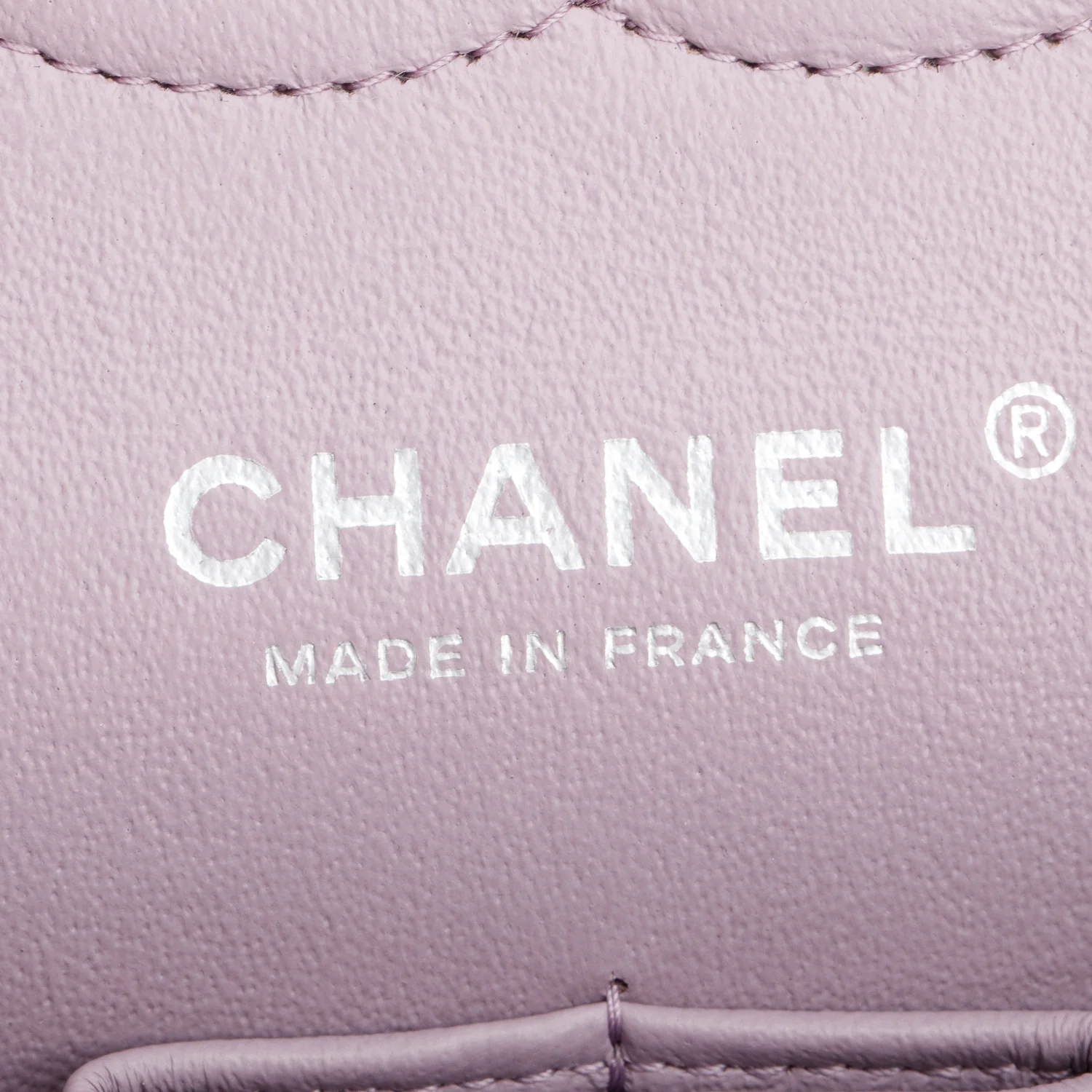 Chanel Purple Quilted Lambskin Leather Classic Medium Double Flap Bag w/ Box & Authenticity Card - Image 10