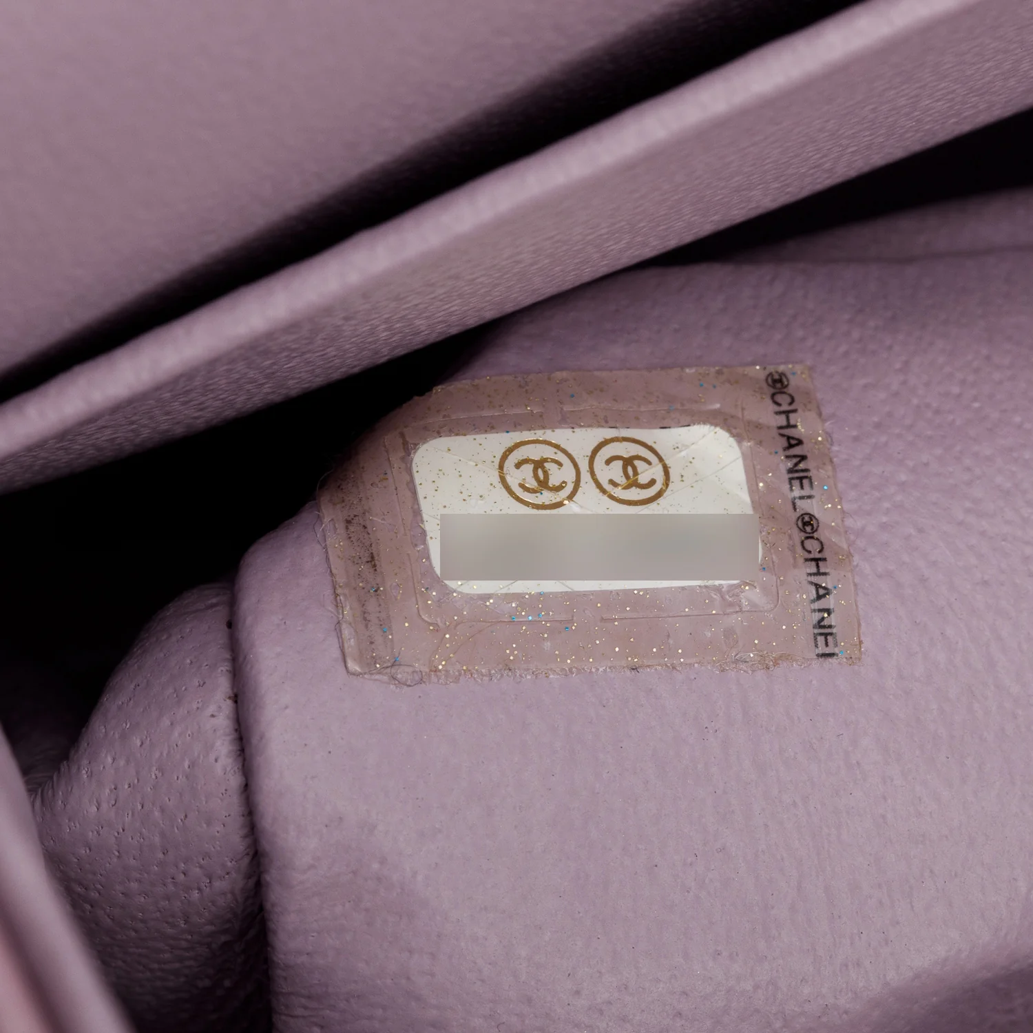 Chanel Purple Quilted Lambskin Leather Classic Medium Double Flap Bag w/ Box & Authenticity Card - Image 11