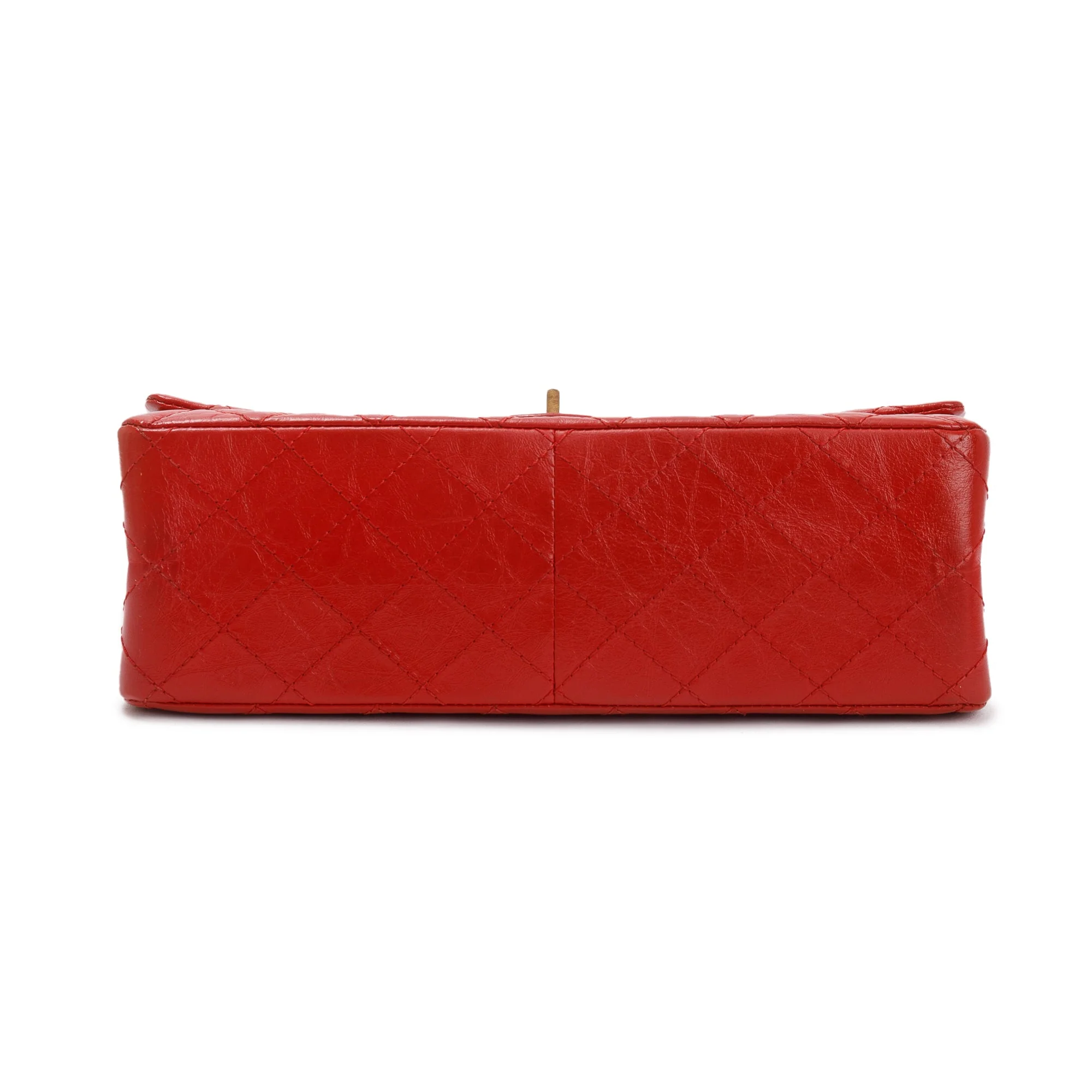Chanel Red Calfskin Leather 2.55 Reissue 226 Double Flap Bag - Image 6