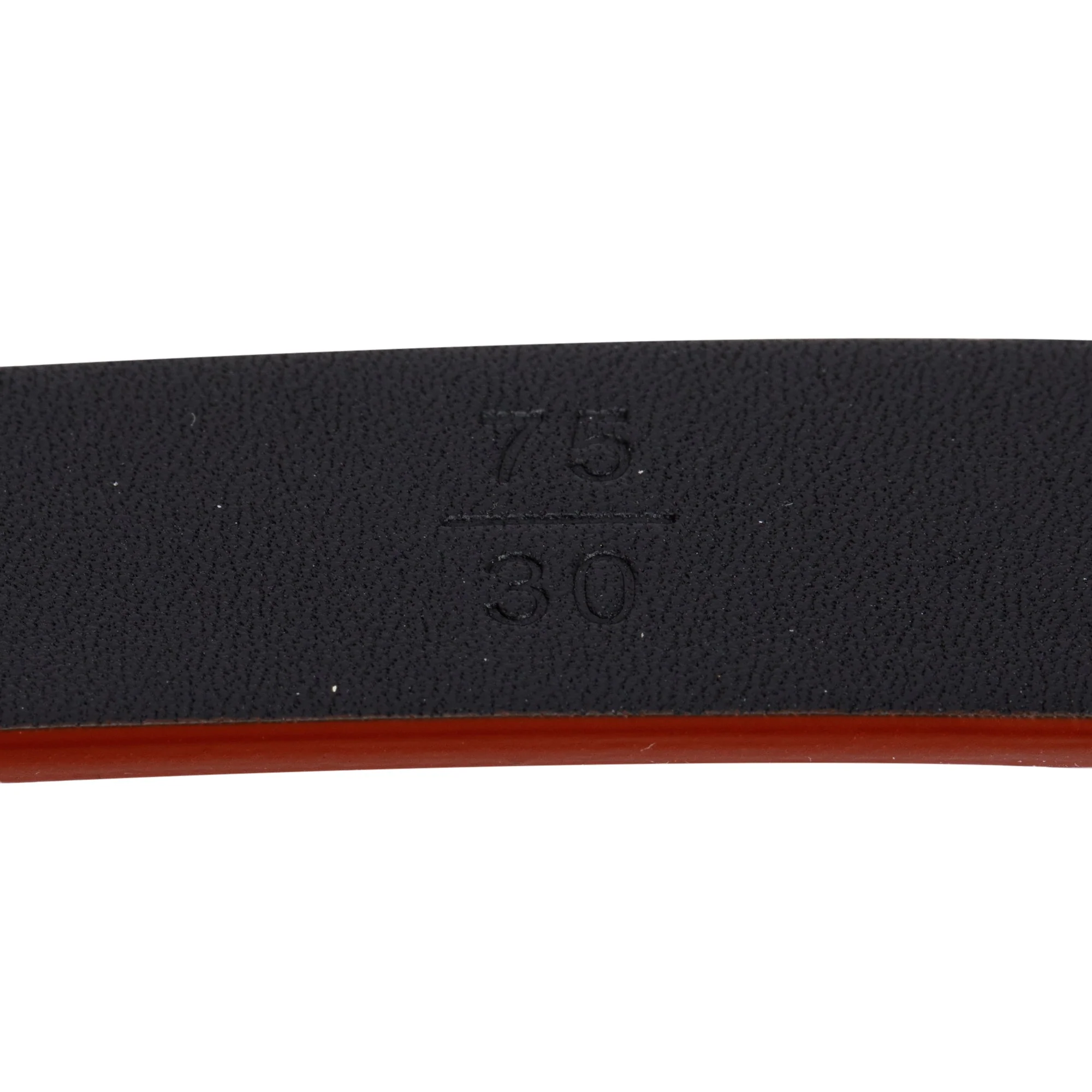 Chanel Red Calfskin Leather CC Pearl Belt 75 30 - Image 4