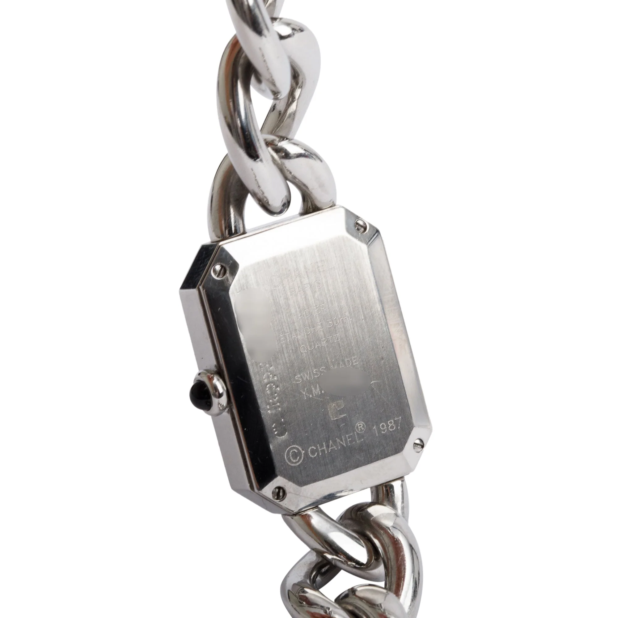 Chanel Stainless Steel Diamond Bezel Premiere Gourmette Watch H7020 w/ Box & Papers - Image 6