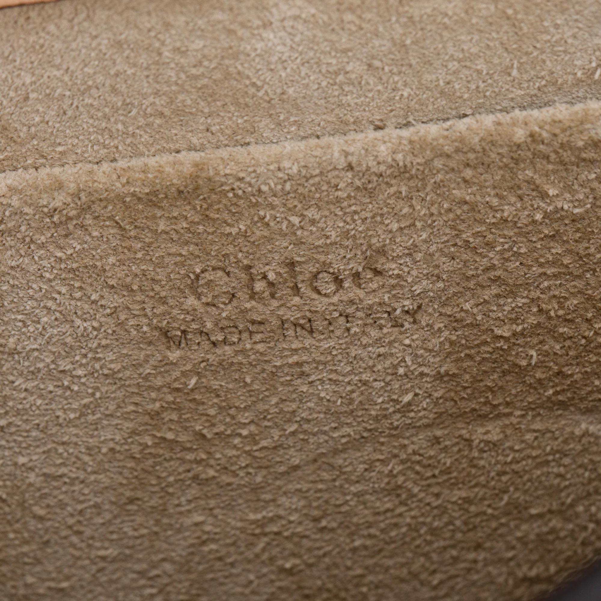 Chloe Beige Calfskin Leather Small Nile Bracelet Crossbody Bag - Image 9