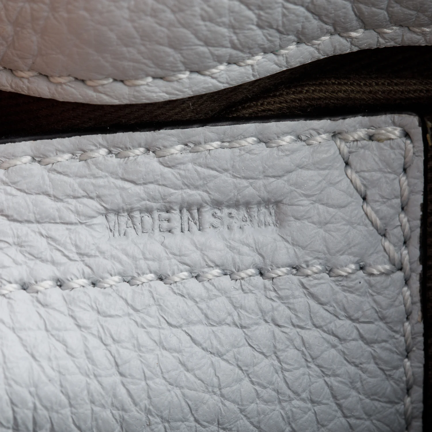 Chloe Grey Calfskin Leather Small Marcie Crossbody Bag - Image 9