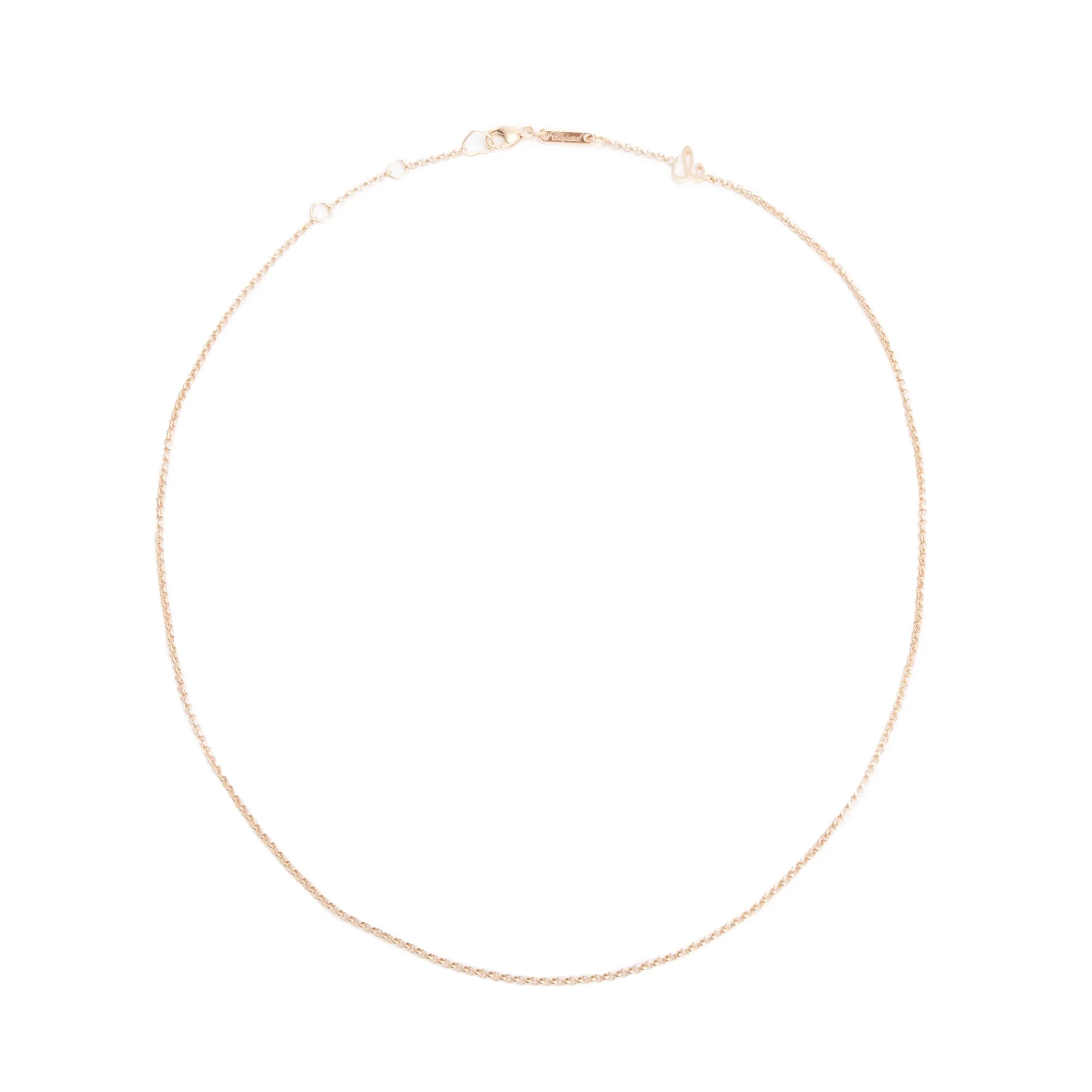 Chopard 18k Rose Gold Chain Necklace