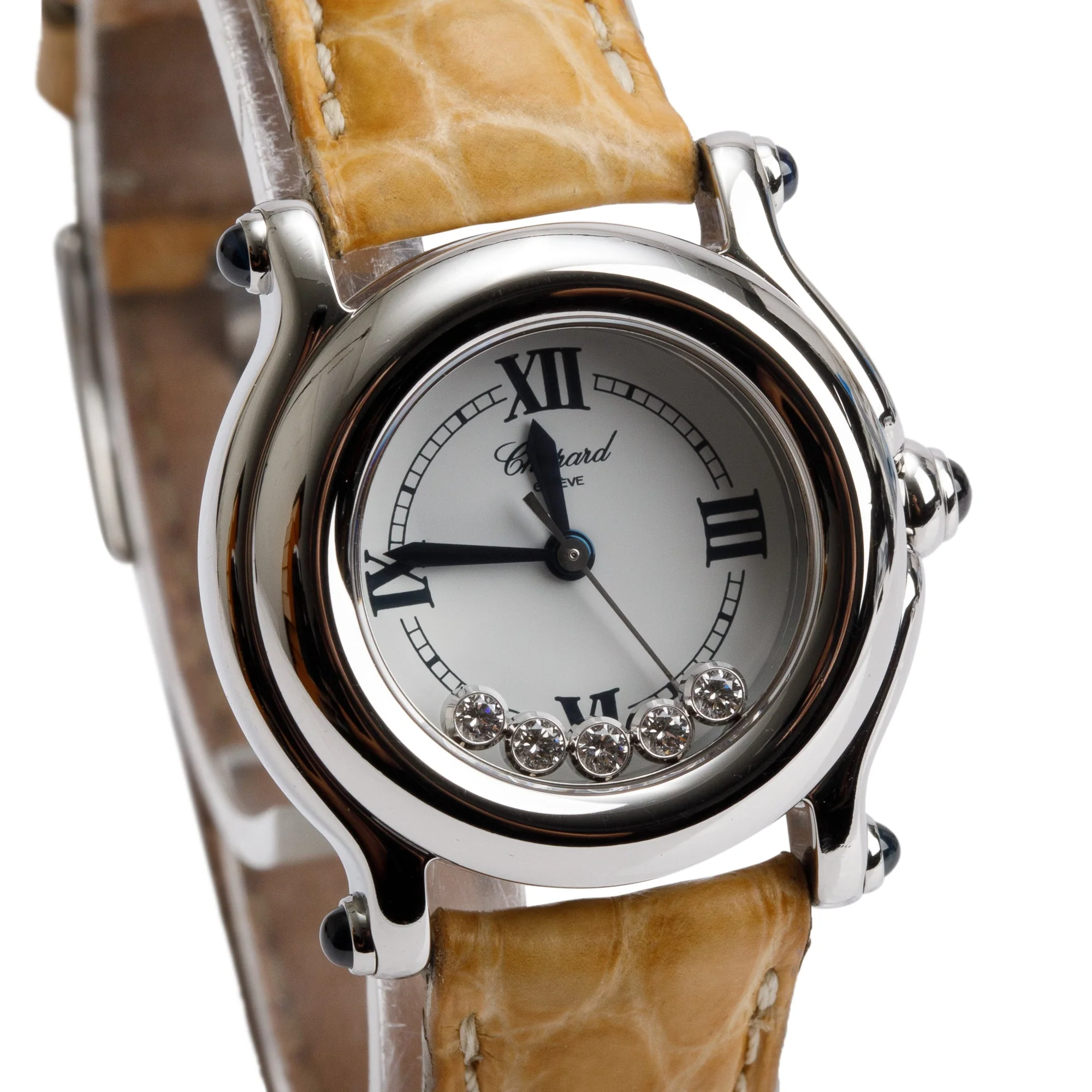 Chopard Stainless Steel Happy Sport Diamond 26 MM Quartz Watch w/ Box - Image 3