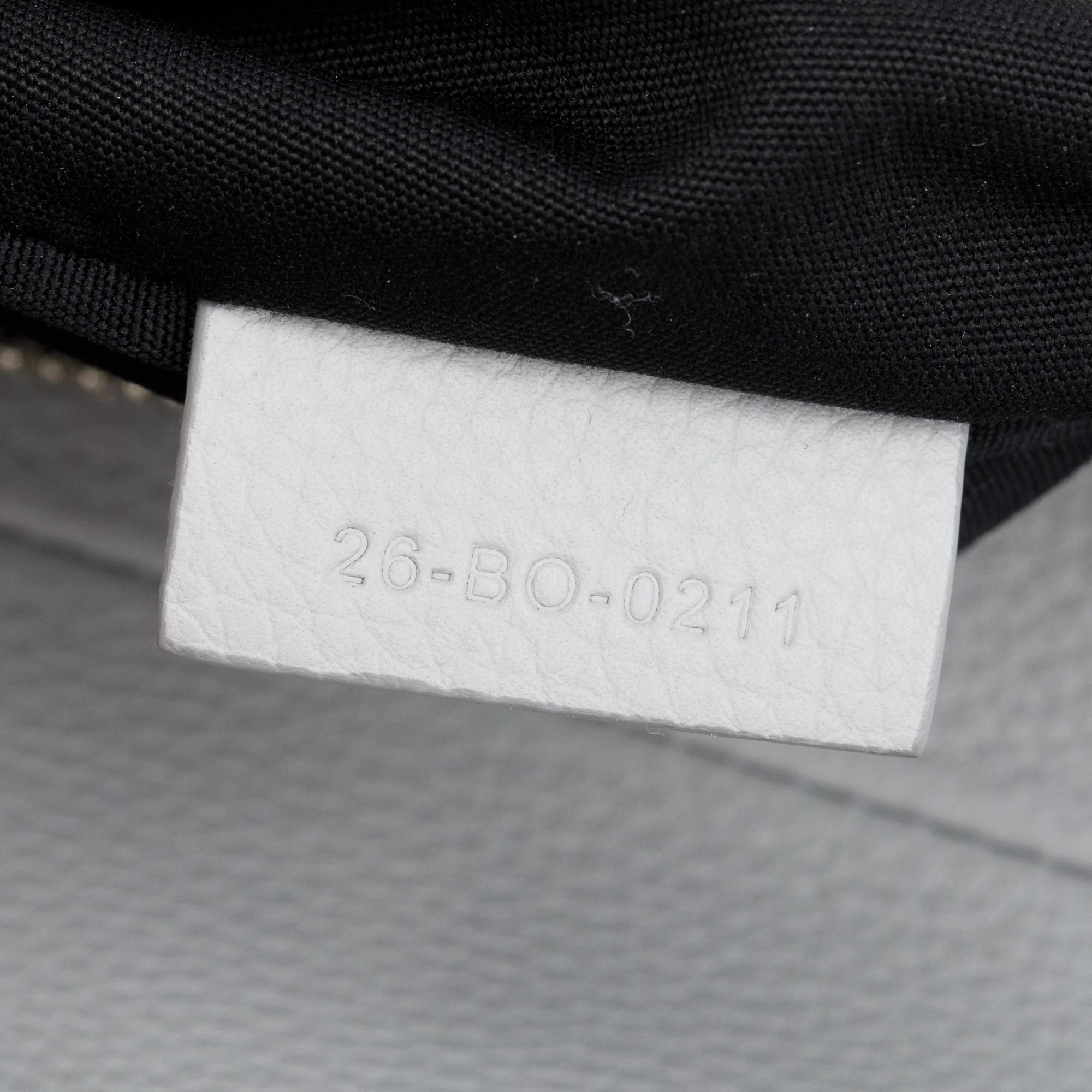 Christian 2021 Grey Calfskin Leather Saddle Bag - Image 8