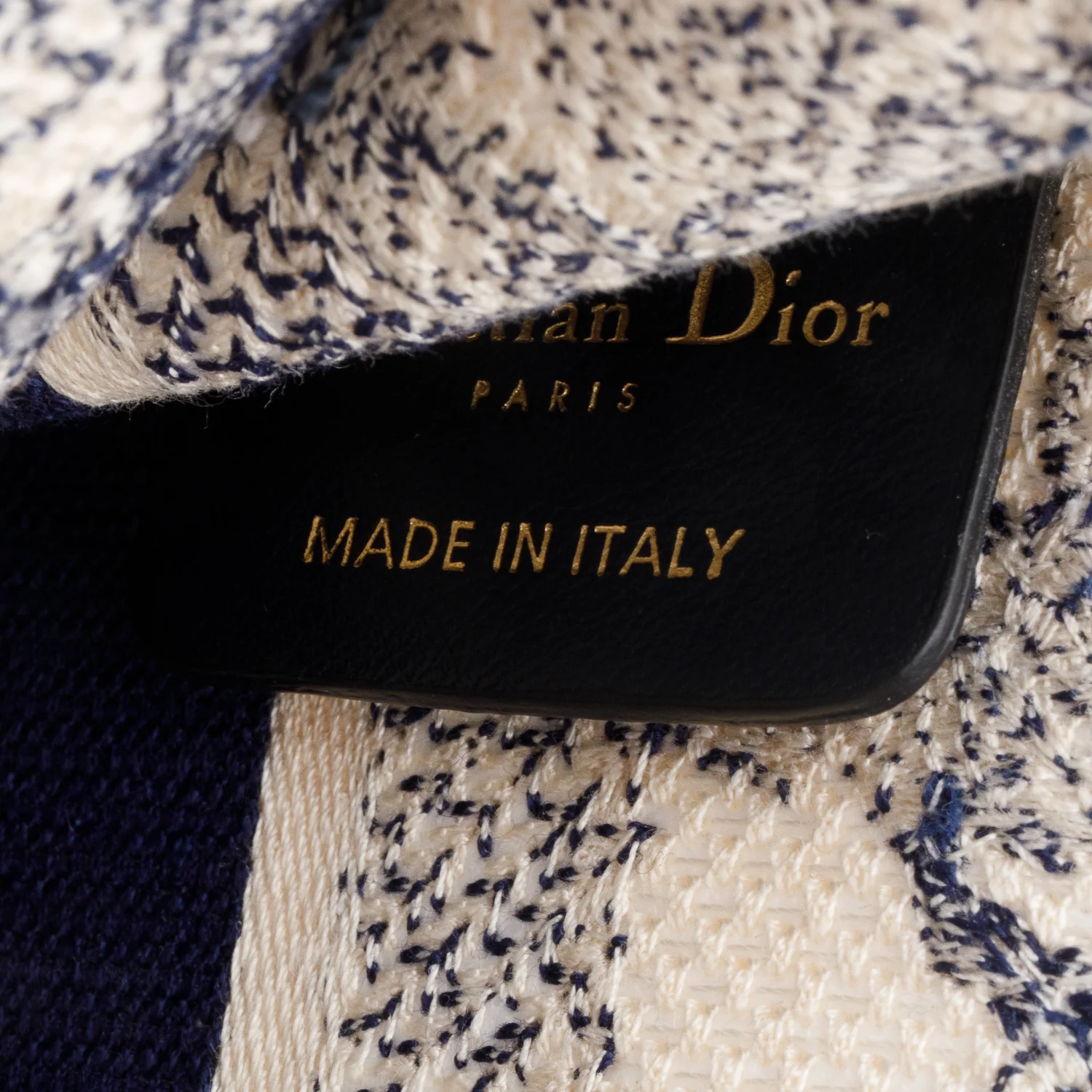Christian Dior 2020 Blue Canvas Embroidered Mini Dioriviera Toile De Jouy Book Tote - Image 7