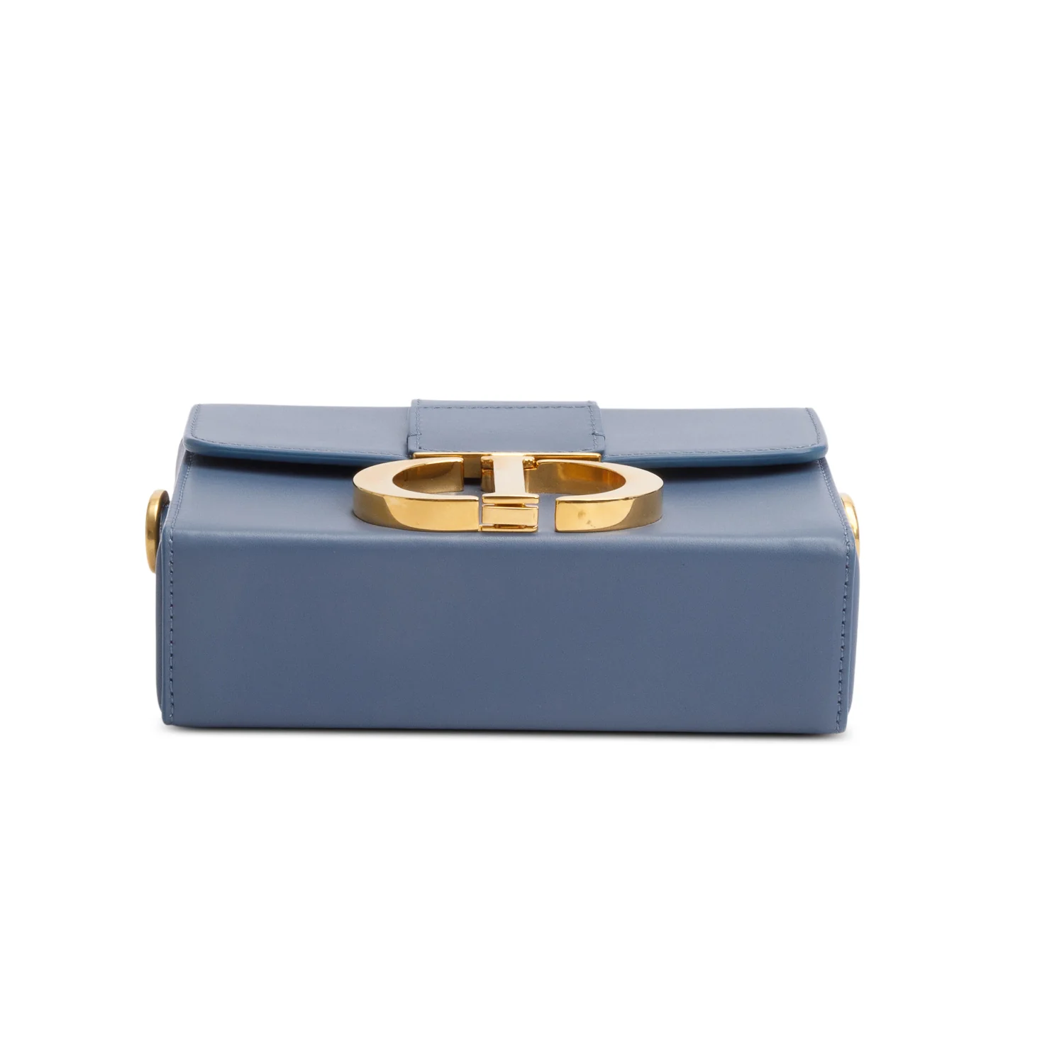 Christian Dior 2020 Blue Leather 30 Montaigne Box Bag w/ Strap, Box & Authenticity Card - Image 8