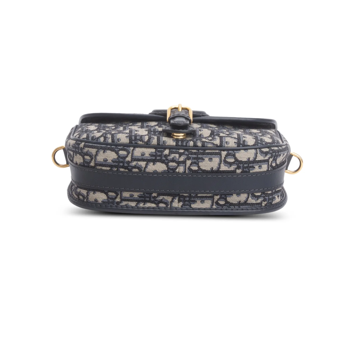 Christian Dior 2020 Blue Oblique Jacquard Medium Bobby Bag - Image 7