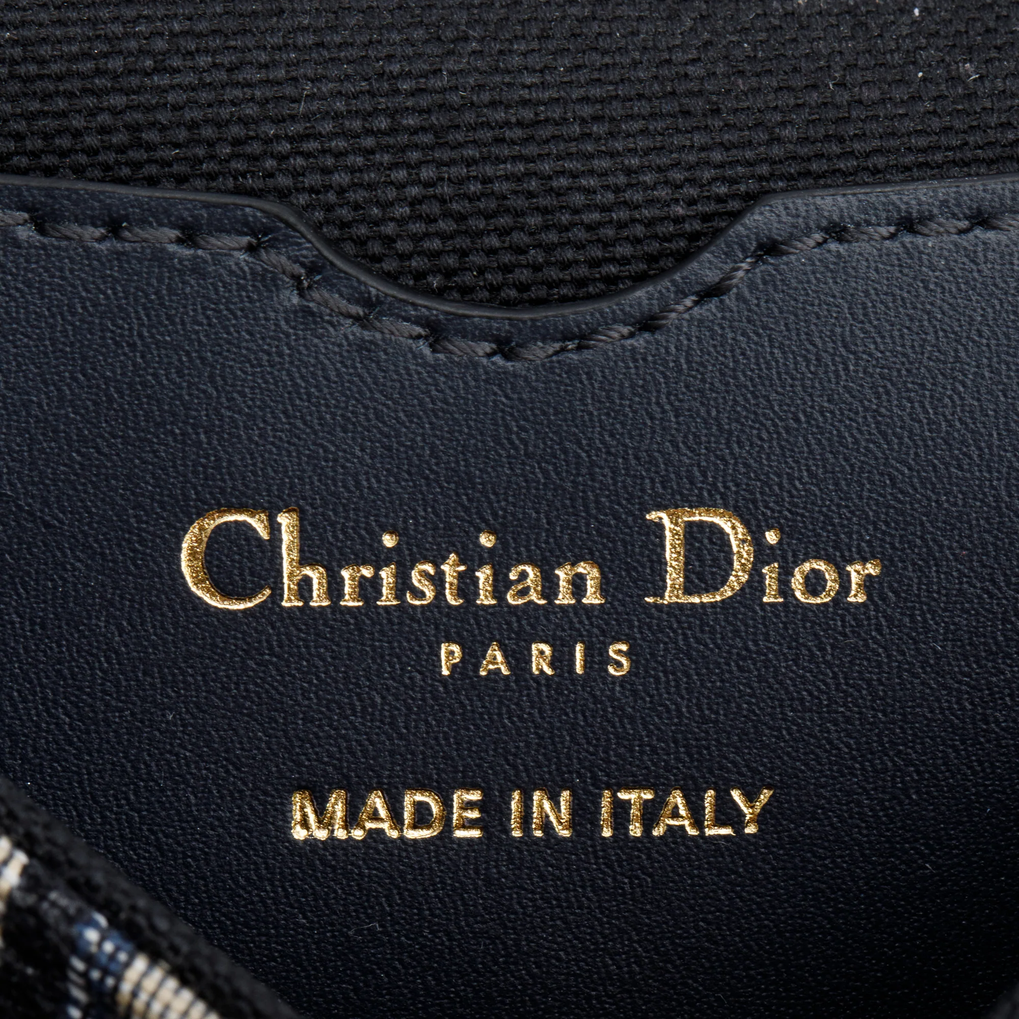 Christian Dior 2020 Blue Oblique Jacquard Medium Bobby Bag w/ Box, Receipt & Authenticity Card - Image 10