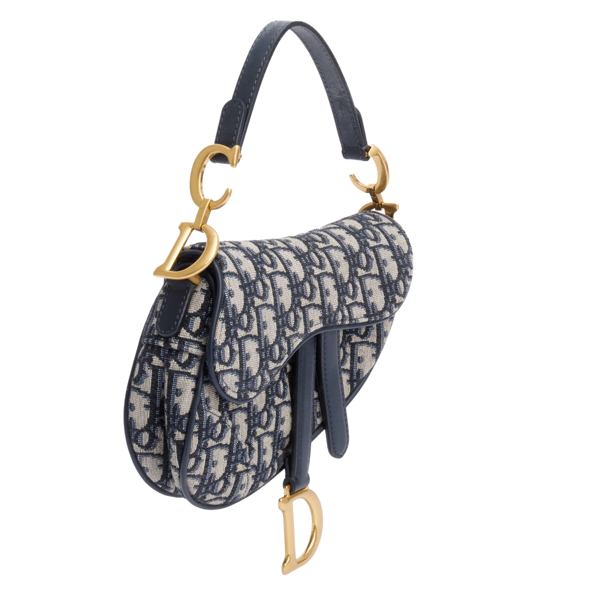 Christian Dior 2020 Oblique Mini Saddle Bag - Image 2