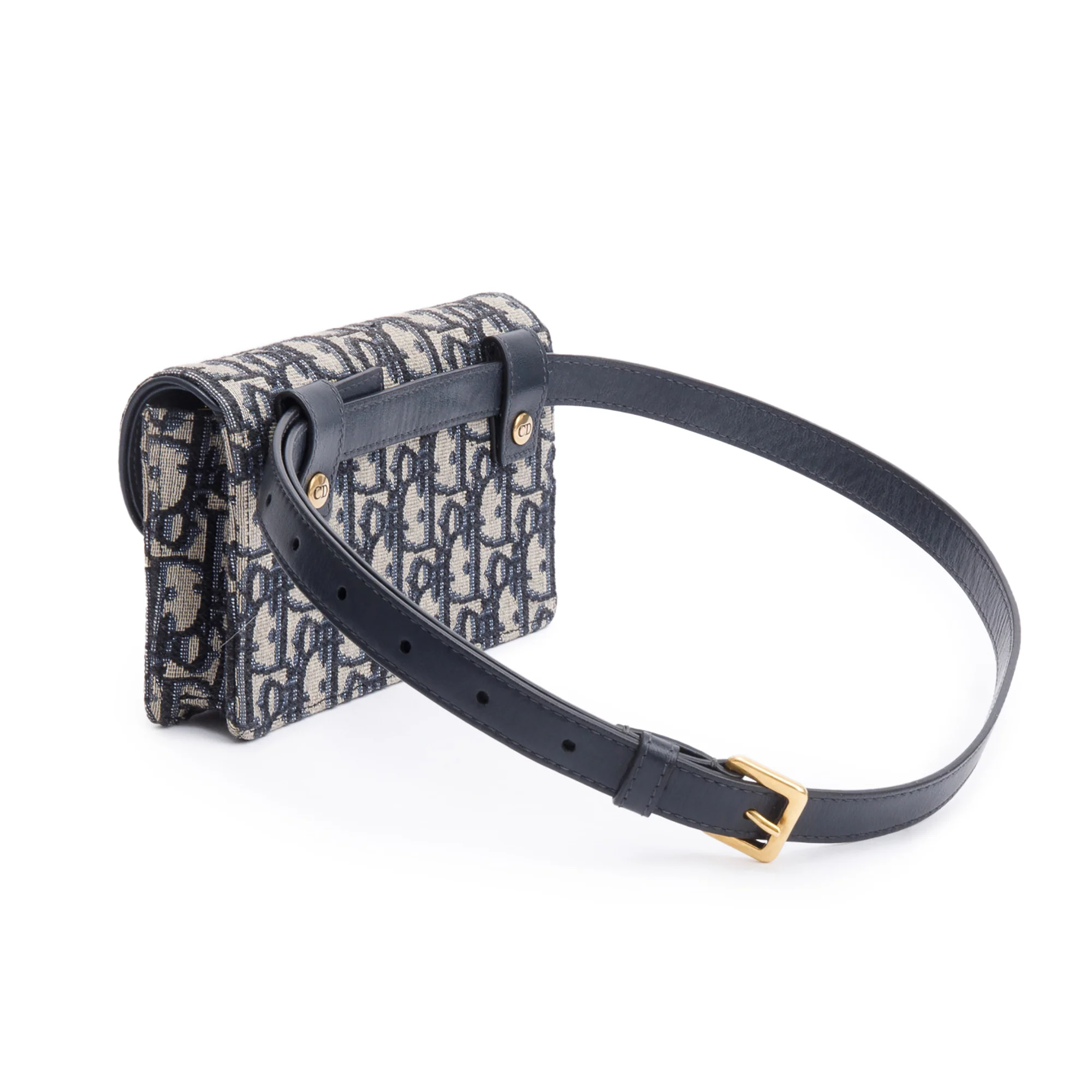 Christian Dior 2020 Oblique Saddle Belt Pouch w/ Box - Image 5