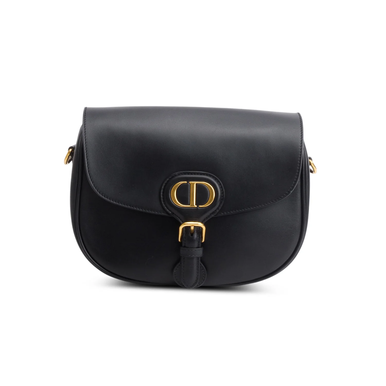 Christian Dior 2021 Black Box Calfskin Medium Bobby Flap w/ Authenticity Card - Image 3