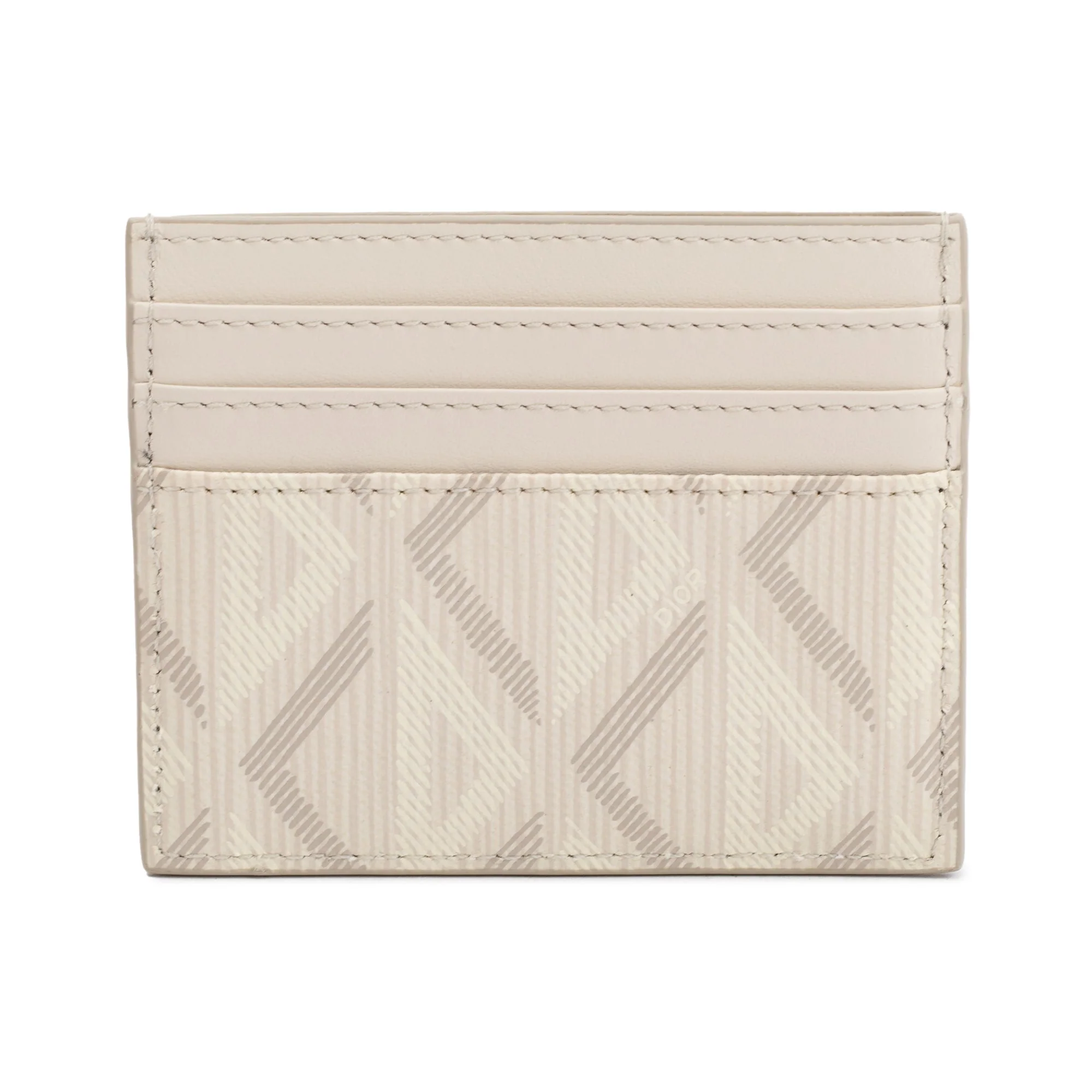 Christian Dior 2022 Creme Canvas Card Holder - Image 3
