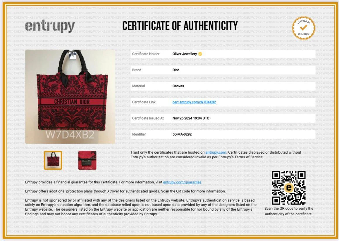 Christian Dior 2022 Large Red and Black Toile de Jouy Embroidery Canvas Book Tote w/ Box - Image 10