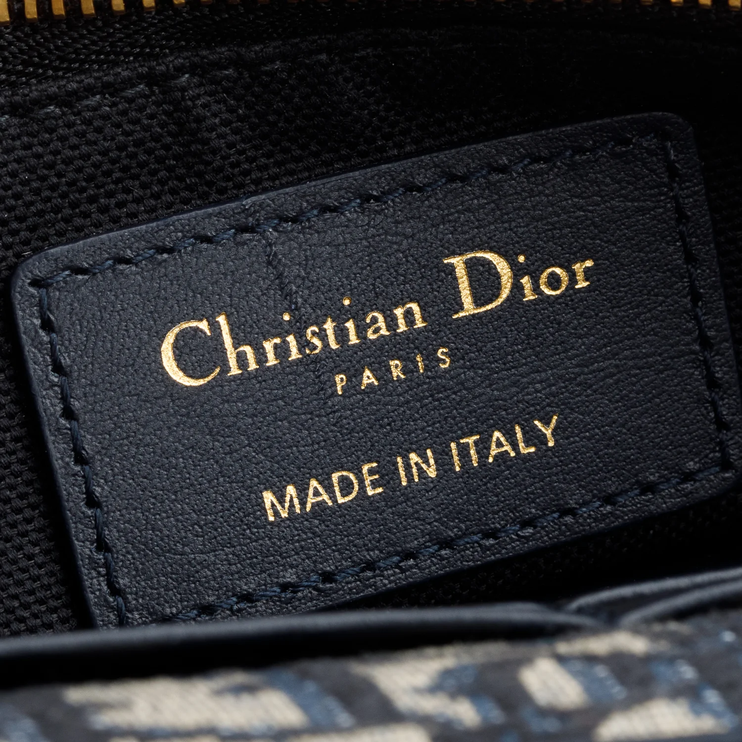 Christian Dior 2022 Navy Oblique 30 Montaigne 2-In-1 Pouch Bag - Image 9