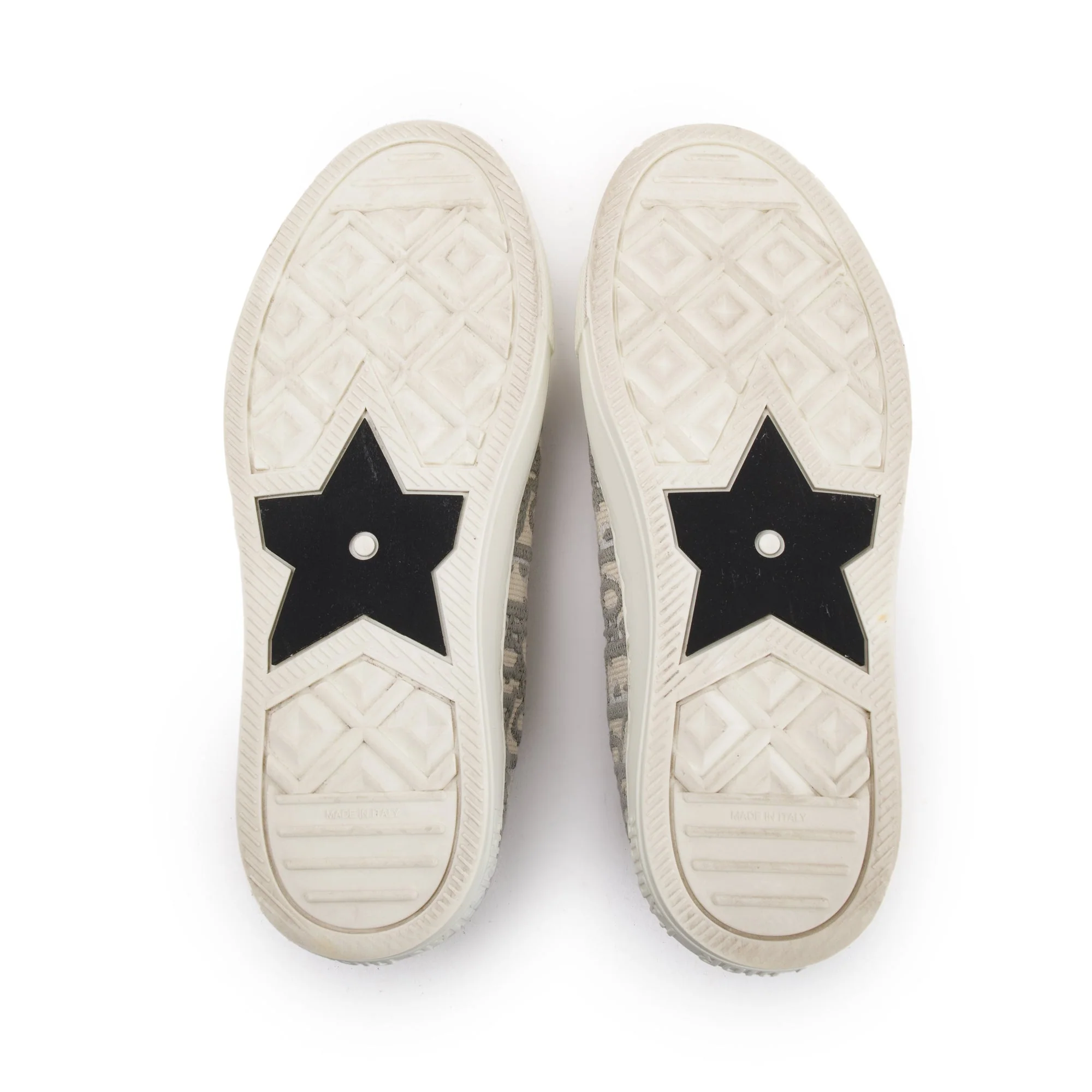 Christian Dior 2023 White/Grey Oblique Canvas Walk'N'Dior Sneakers, Size 36.5 w/ Box & Receipt - Image 7
