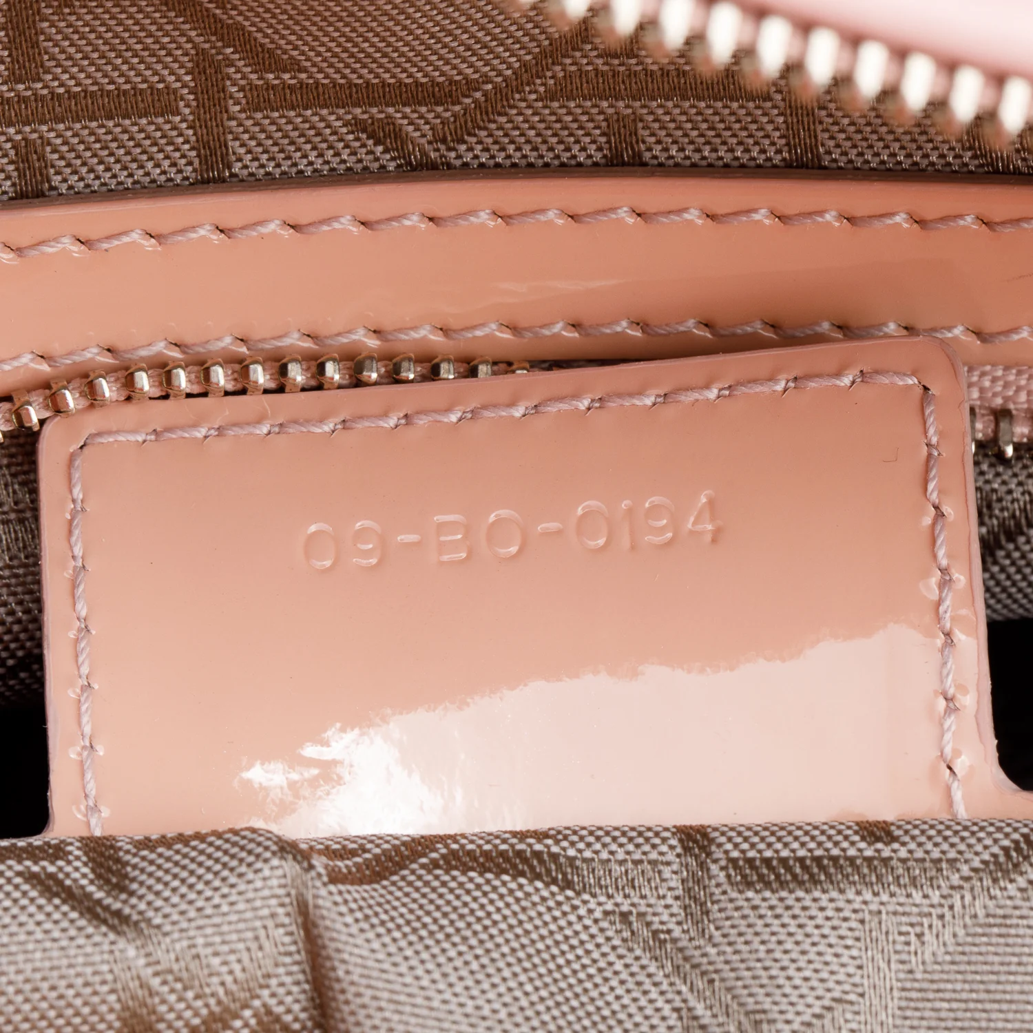 Christian Dior Beige Cannage Patent Leather Large Lady Dior Bag w/ Strap, Box & Authenticity Card - Image 11