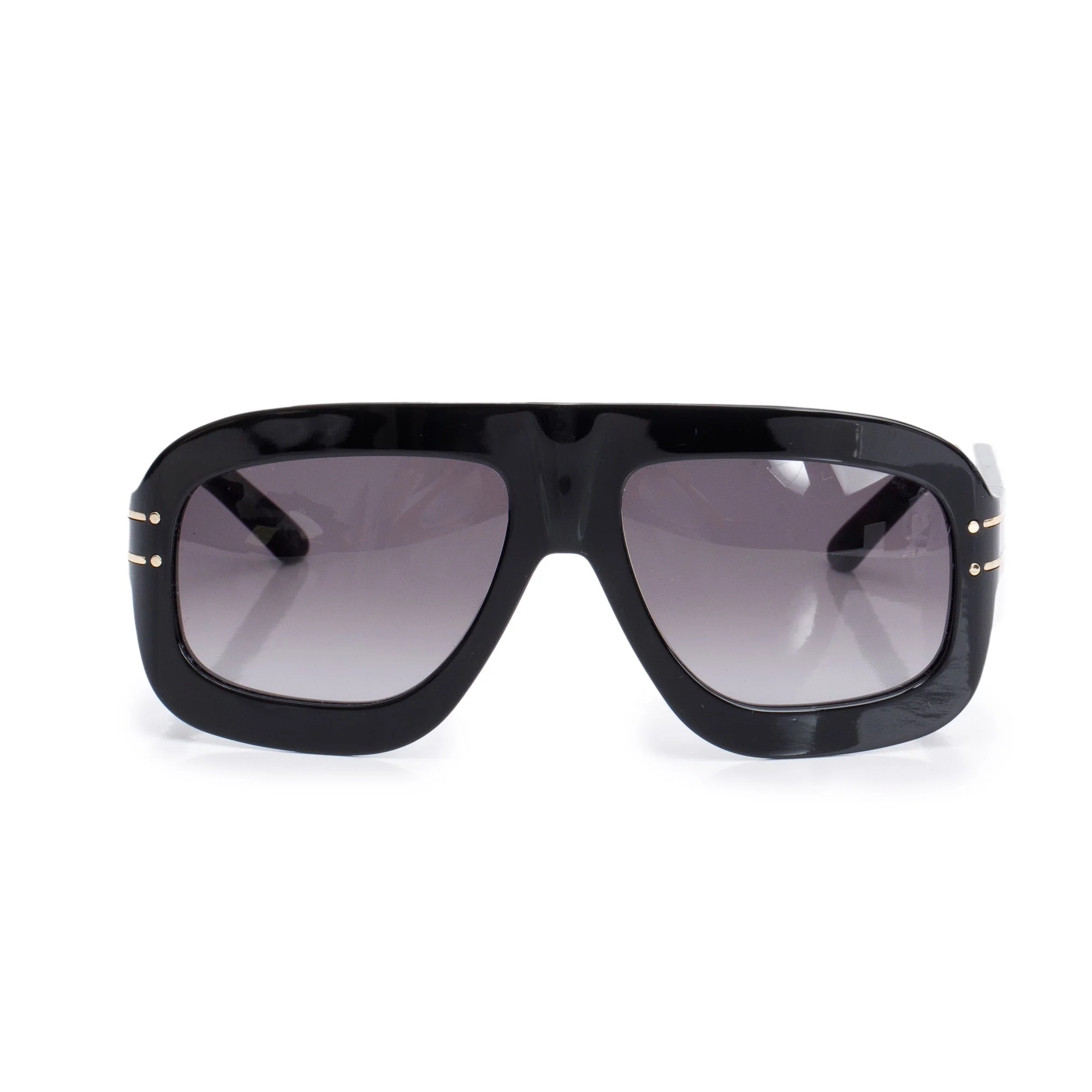 Christian Dior Black Acetate DiorSignature M1U Oversized Sunglasses w/ Box & Case