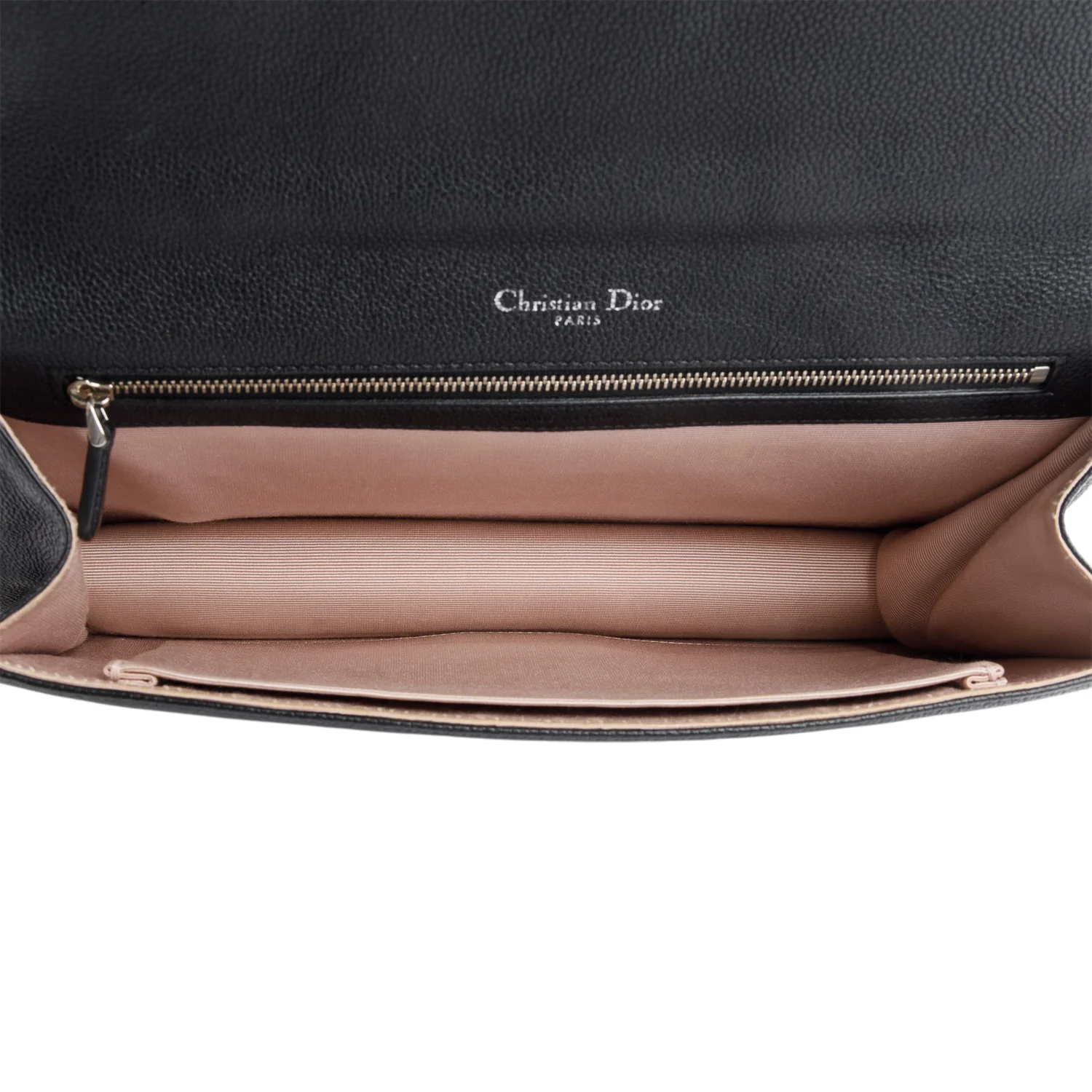 Christian Dior Black Calfskin Leather Medium Diorama Flap Bag - Image 8
