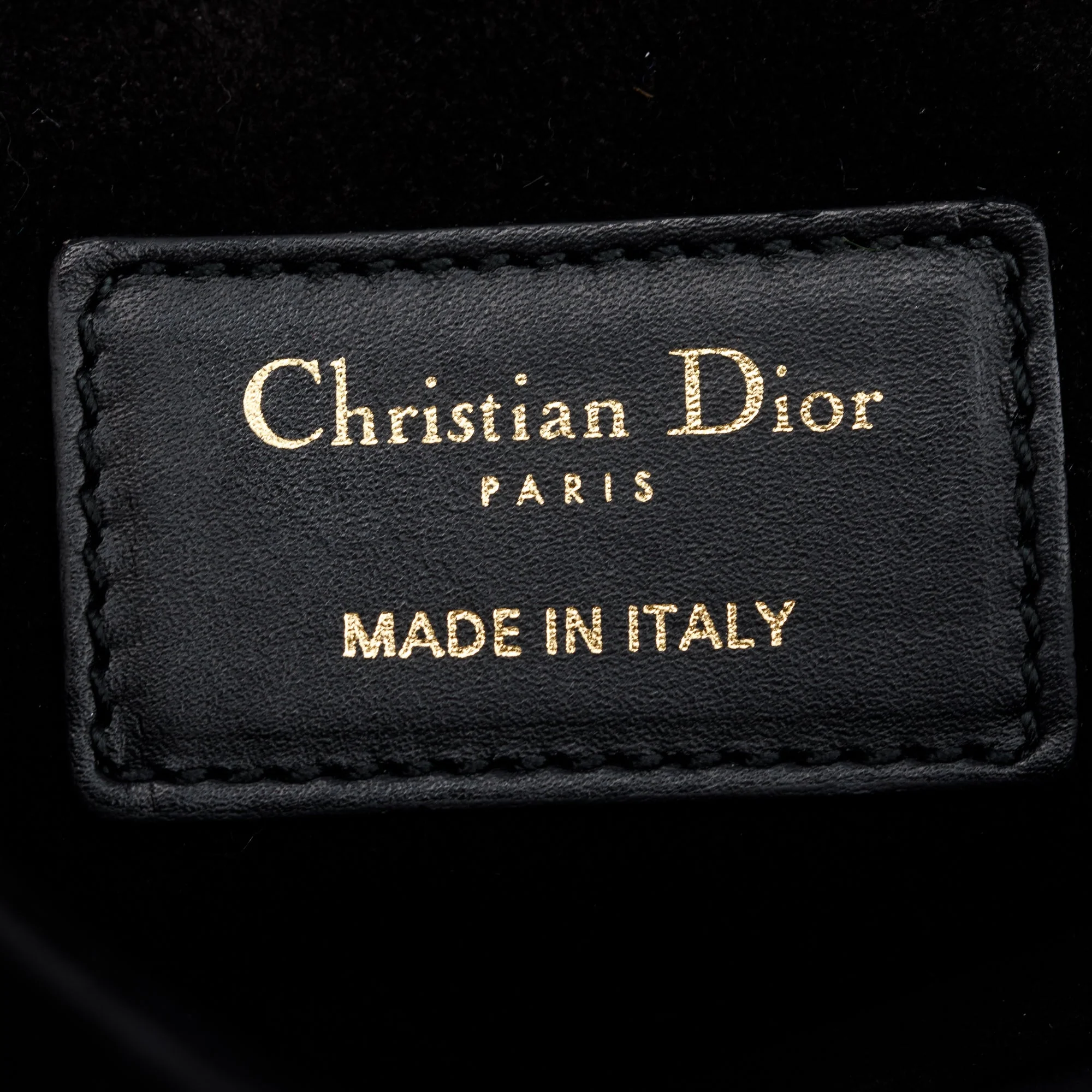 Christian Dior Black Calfskin Leather Mini Saddle Bag w/ Box & Authenticity Card - Image 7