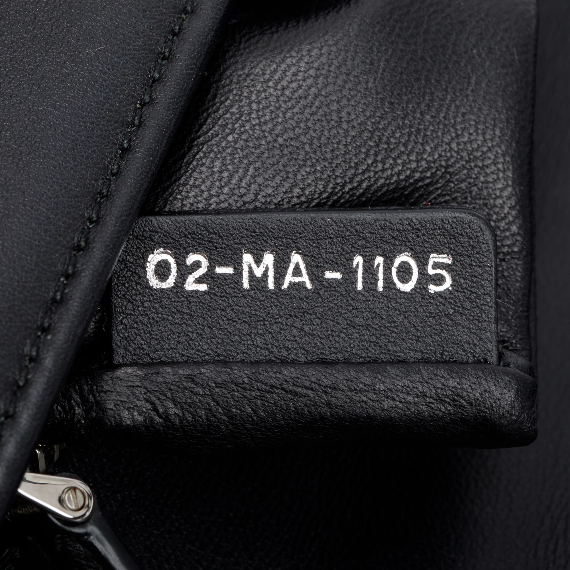 Christian Dior Black Calfskin Leather Paradise Diorama Flap Bag w/ Authenticity Card - Image 10