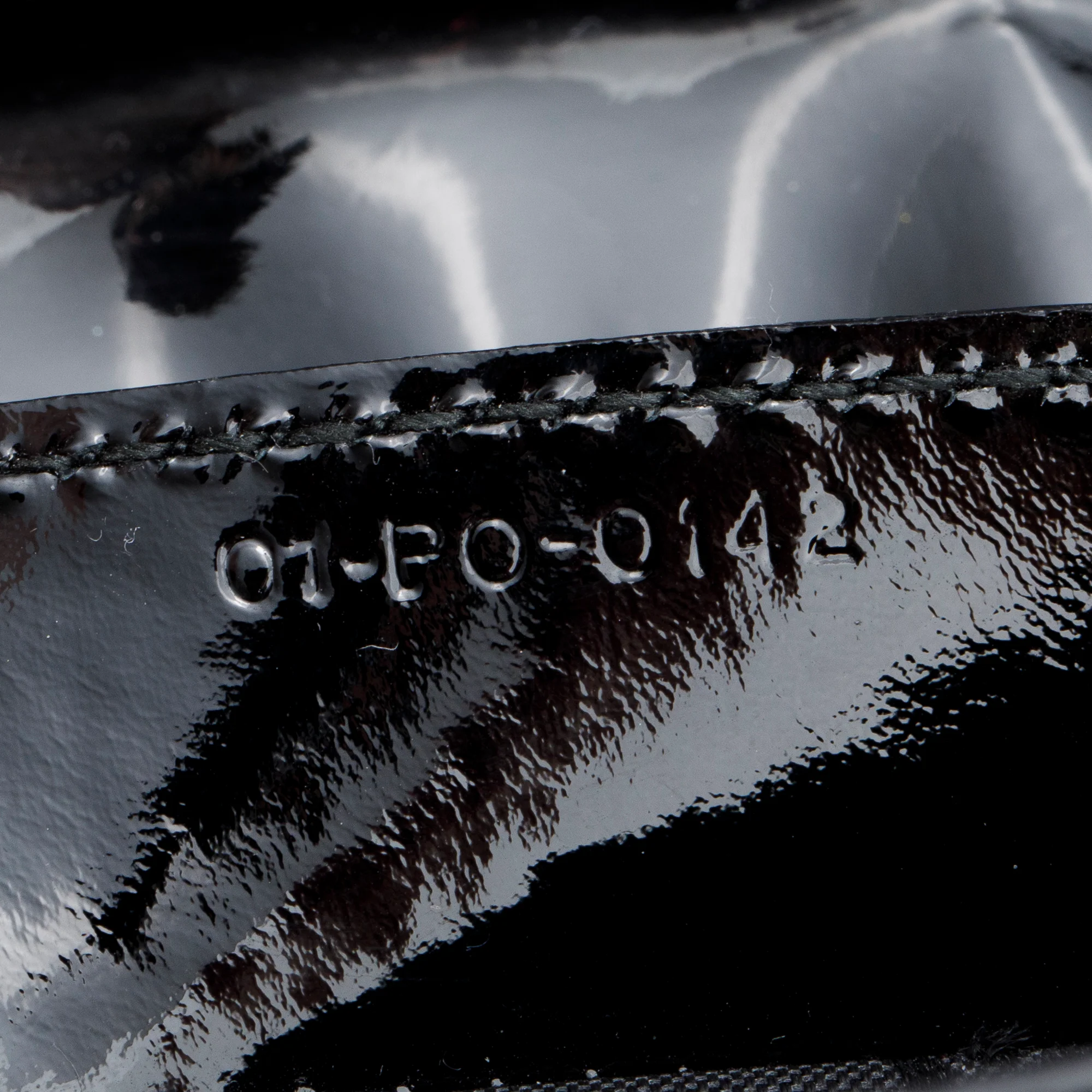 Christian Dior Black Cannage Patent Leather Medium Lady Dior Bag w/ Strap - Image 9
