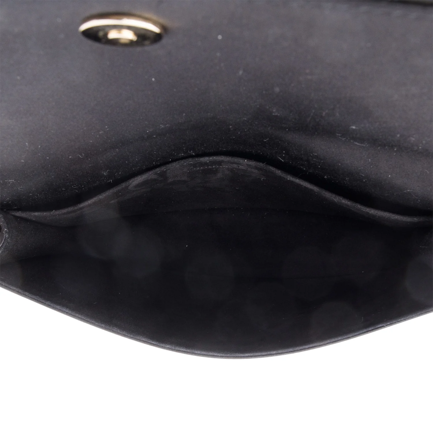 Christian Dior Black Cannage Satin Lady Dior Chain Pouch - Image 8