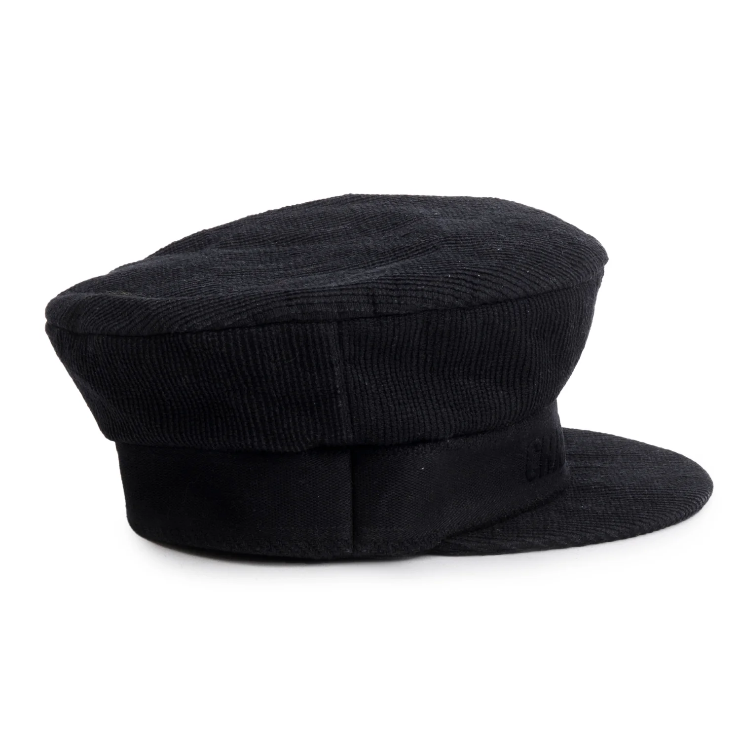 Christian Dior Black Cotton Travel Cap, Size 57 - Image 2