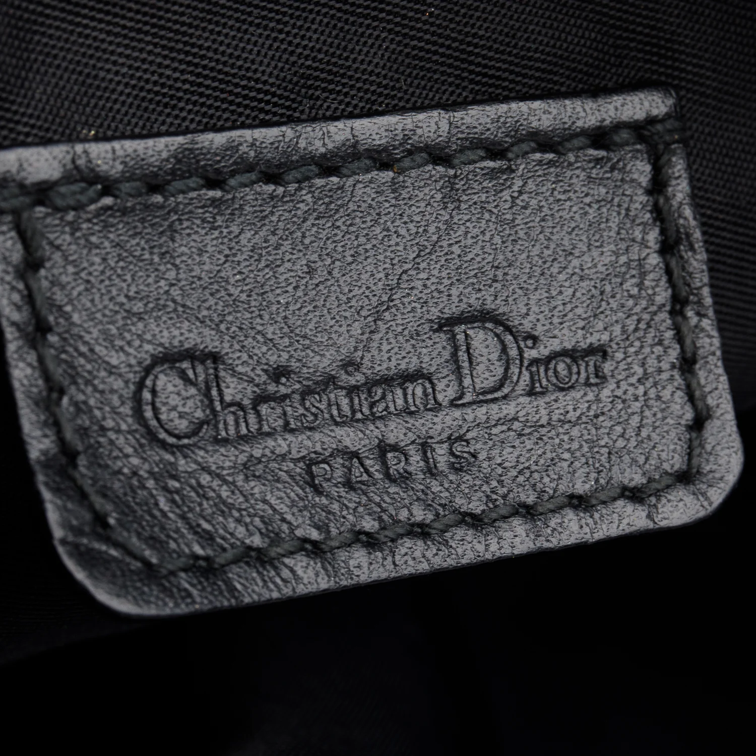 Christian Dior Black Diorissimo Saddle Pochette - Image 8