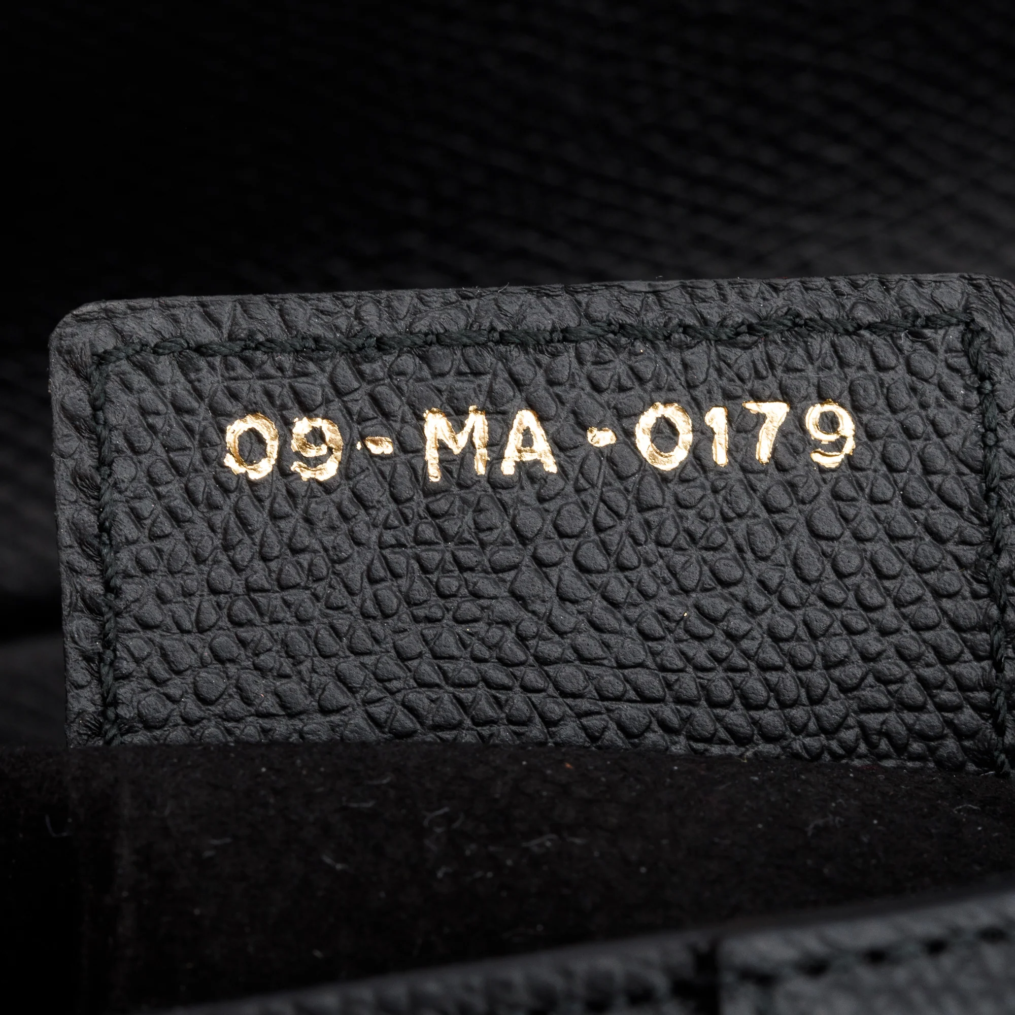 Christian Dior Black Grained Calfskin Leather Saddle Bag - Image 7