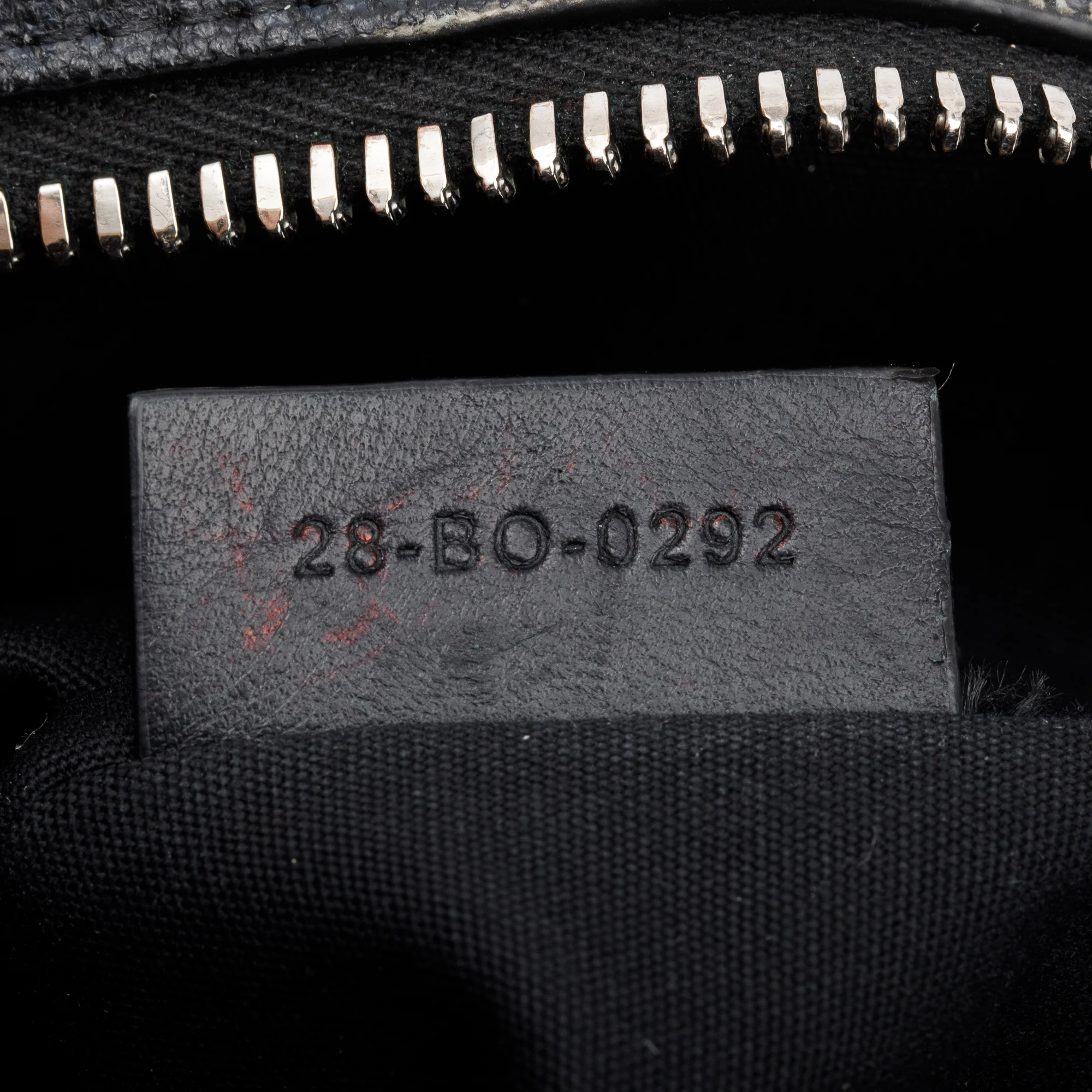 Christian Dior Black Leather CD Diamond Coated Canvas Hit The Road Bag - Image 7