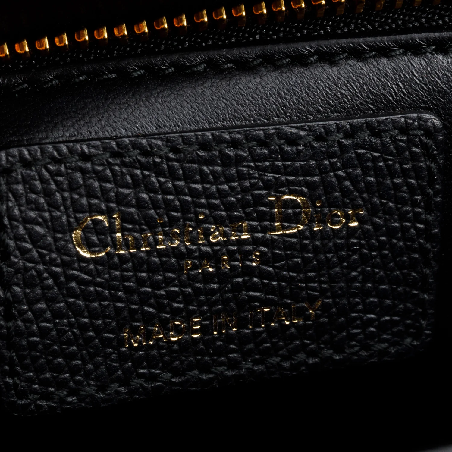 Christian Dior Black Leather Medium 30 Montaigne Bag w/ Box - Image 10