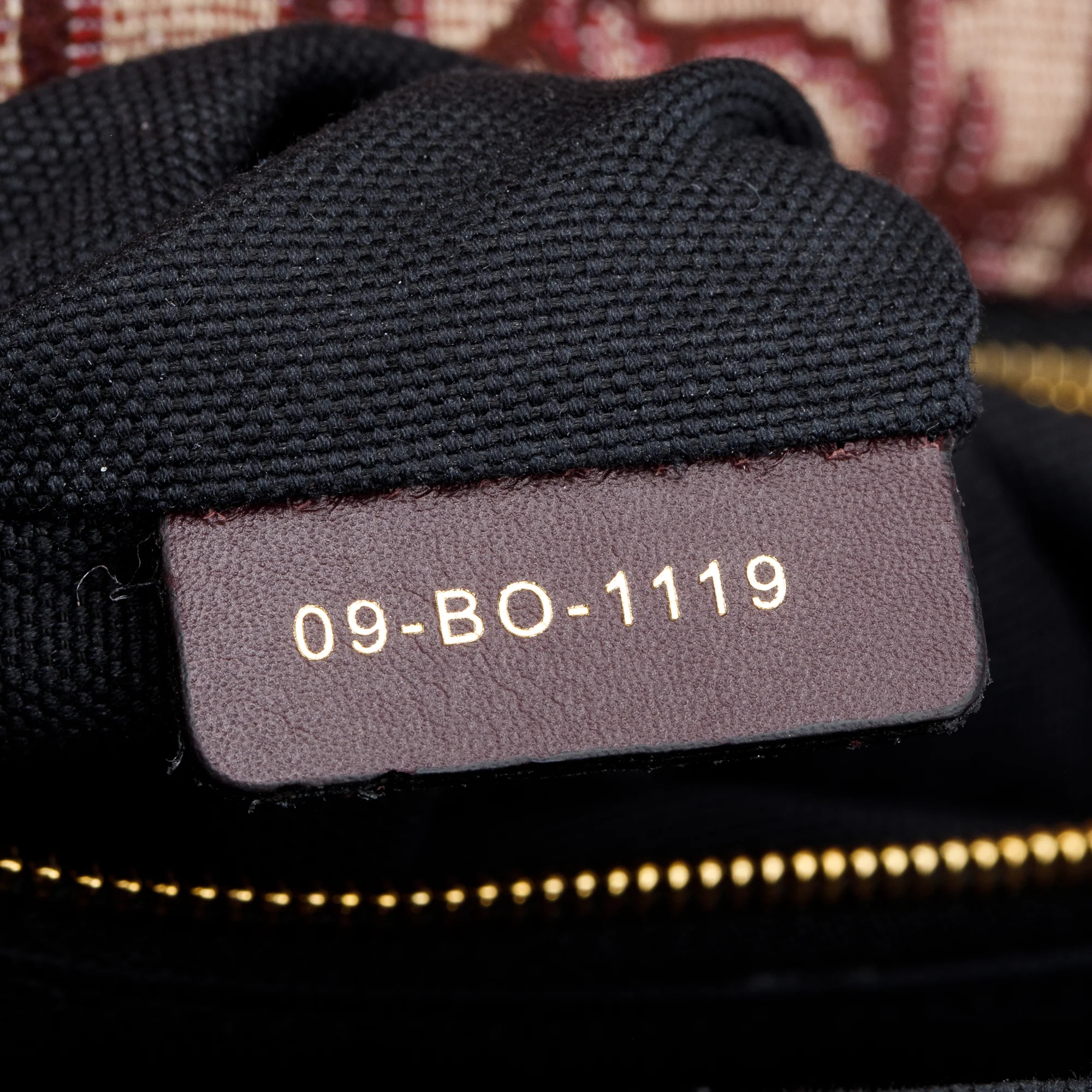 Christian Dior Burgundy Oblique 30 Montaigne Bag - Image 9