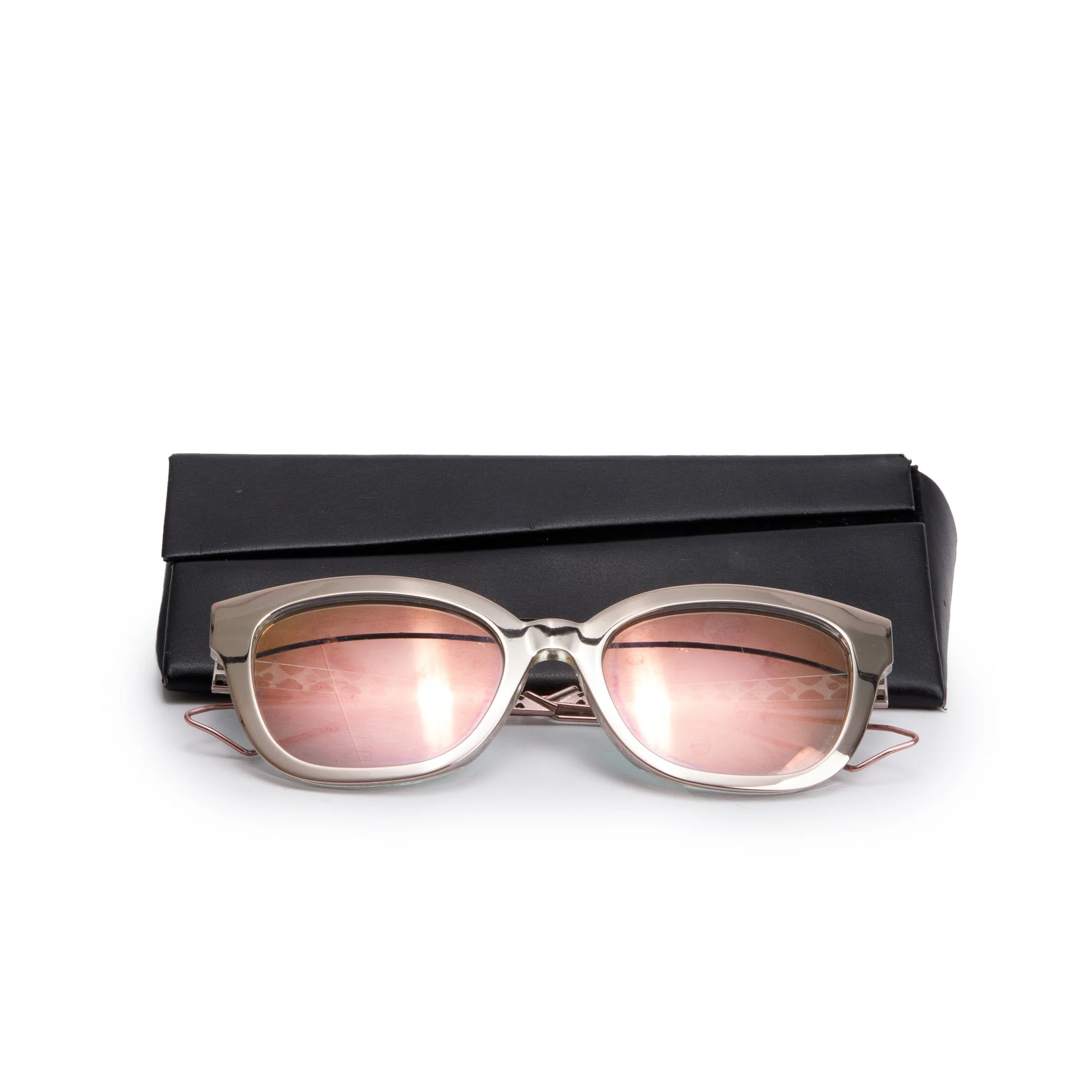 Christian Dior Diorama1 Cat-Eye Sunglasses w/ Case & Card - Image 2
