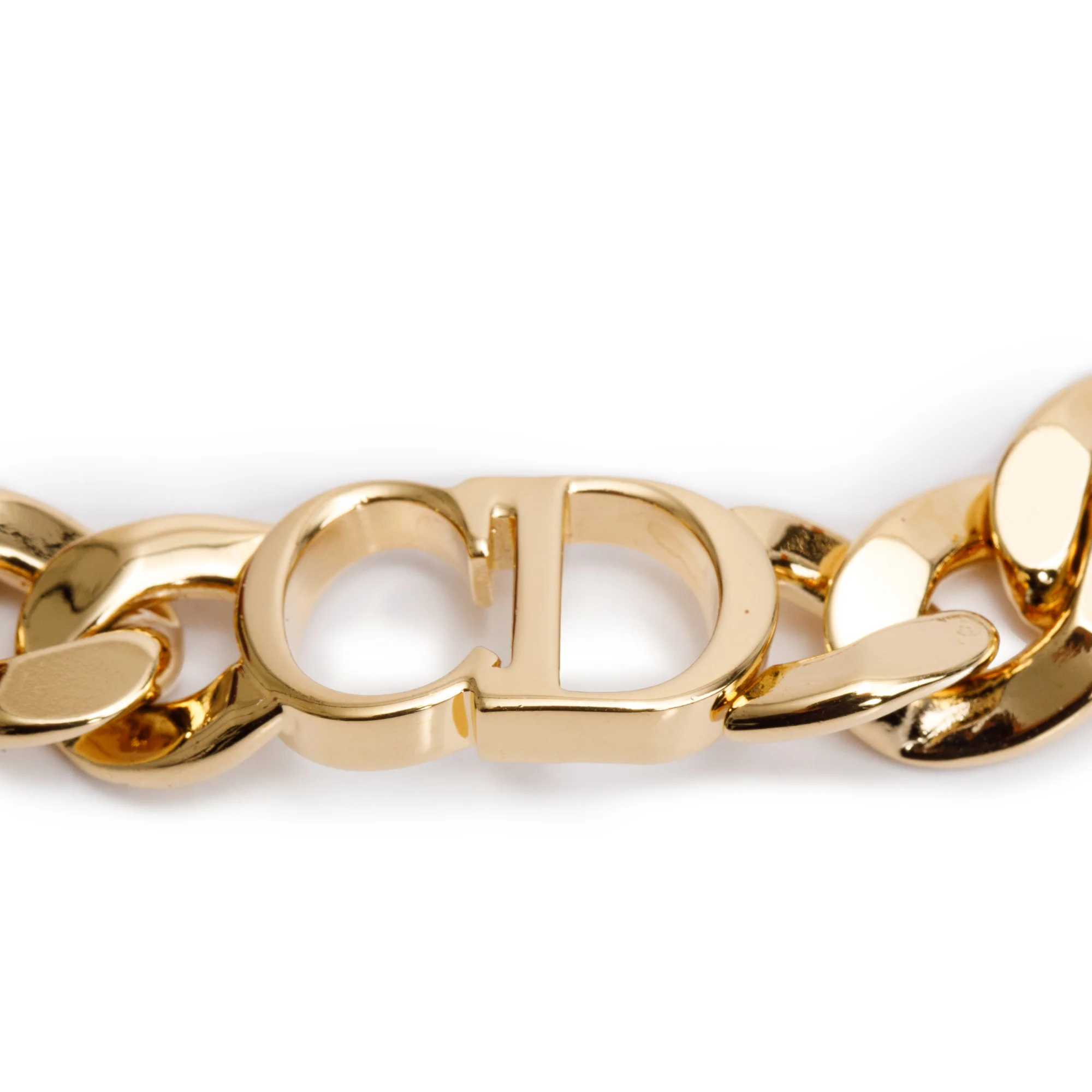 Christian Dior Gold Plated Danseuse Eotile Chain Choker Necklace - Image 4