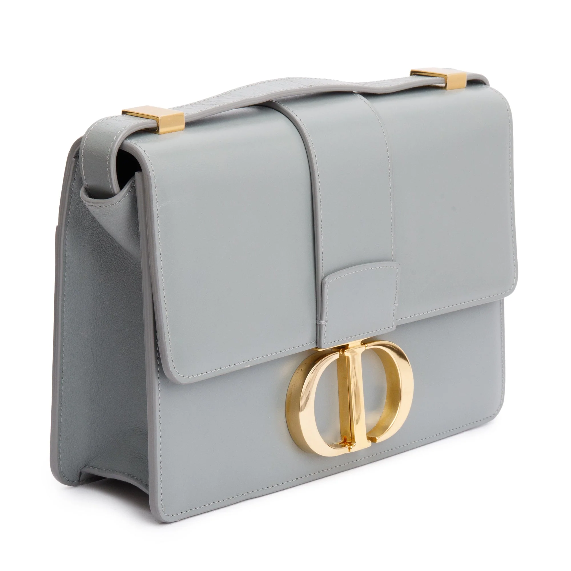 Christian Dior Grey Box Leather 30 Montaigne Bag - Image 4