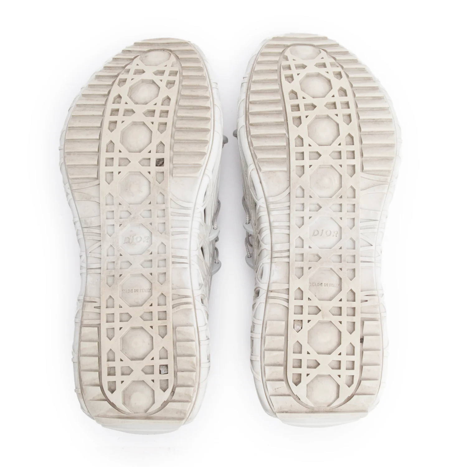 Christian Dior Grey Rubber Warp Sandal Sneakers, Men's Size 44 - Image 5