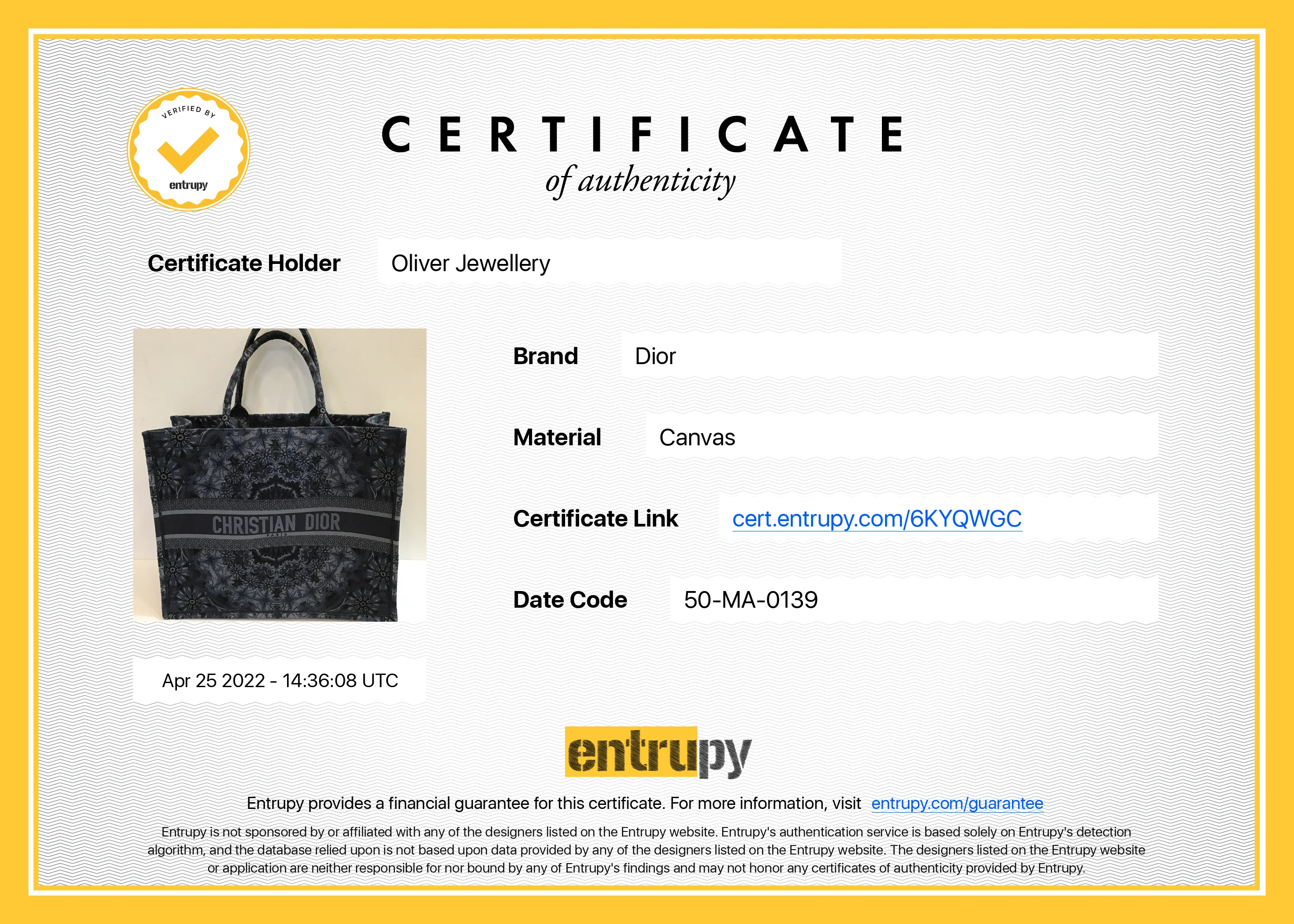 Christian Dior Navy KaleiDiorscopic Embroidery Large Book Tote w/ Authenticity Card - Image 13