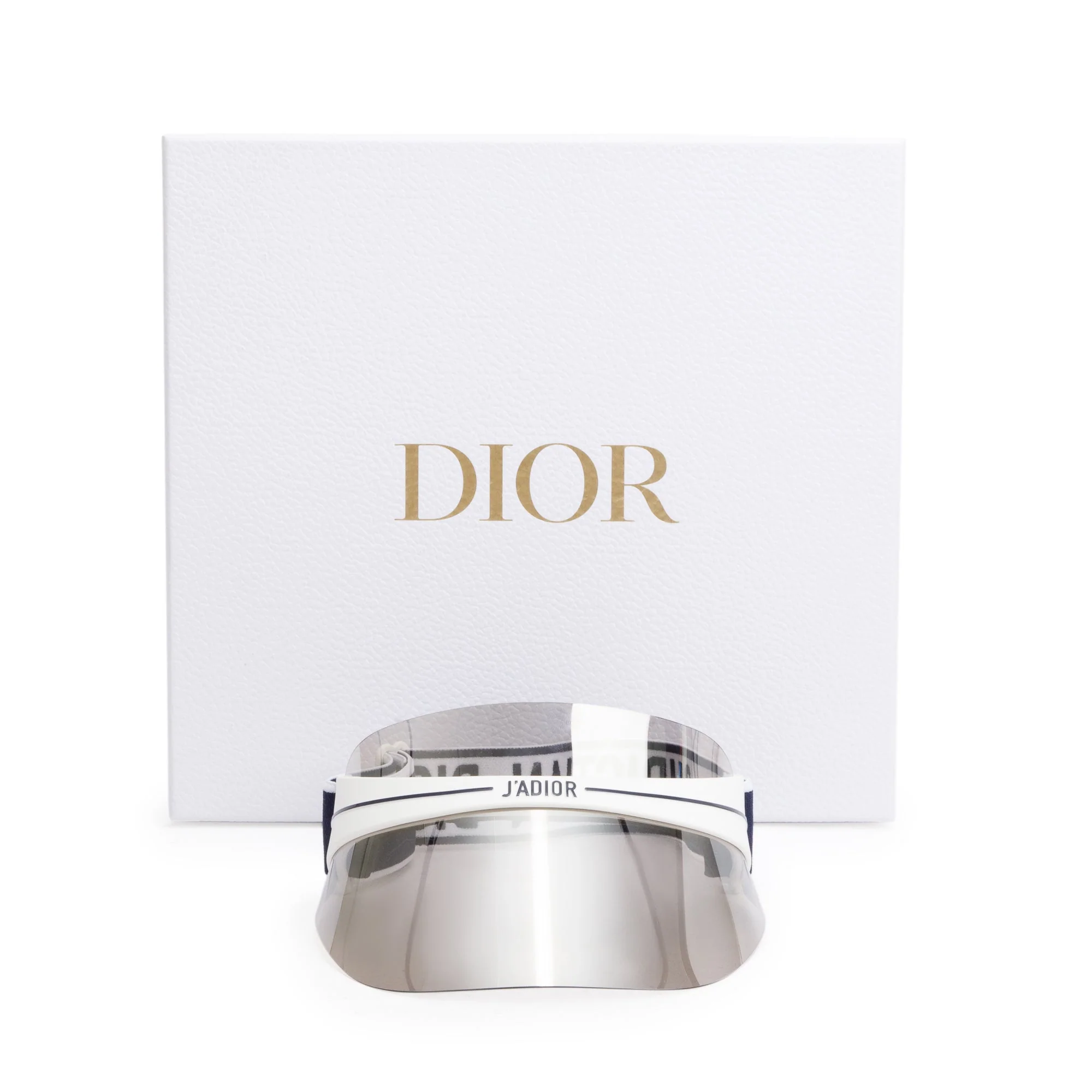 Christian Dior Navy/White DiorClub 1 Visor w/ Box - Image 2