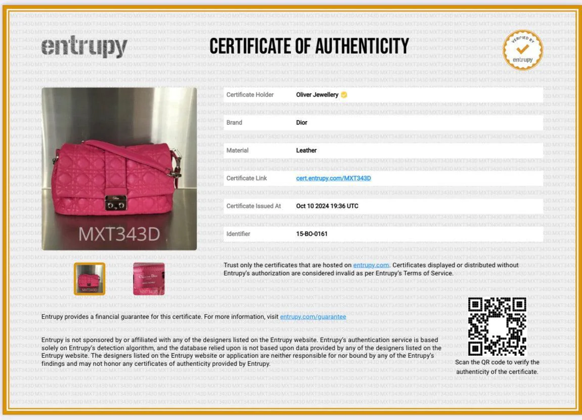Christian Dior Pink Cannage Calfskin Leather New Lock Flap Bag w/ Authenticity Card & Receipt - Image 11