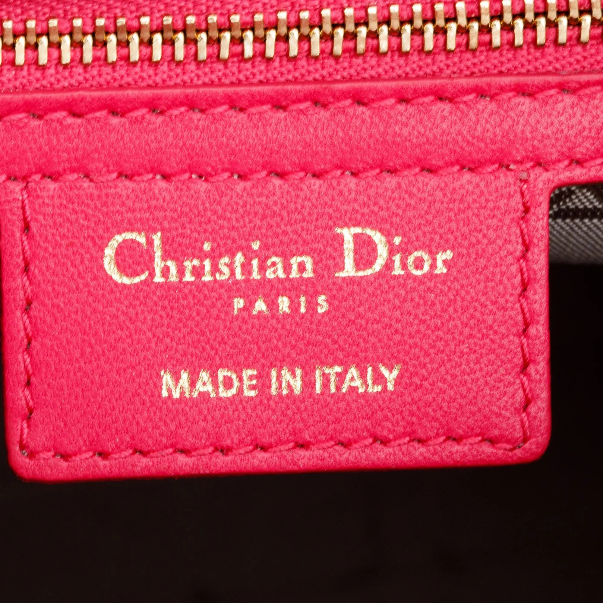 Christian Dior Pink Cannage Leather Large Lady Dior Bag w/ Strap - Image 9