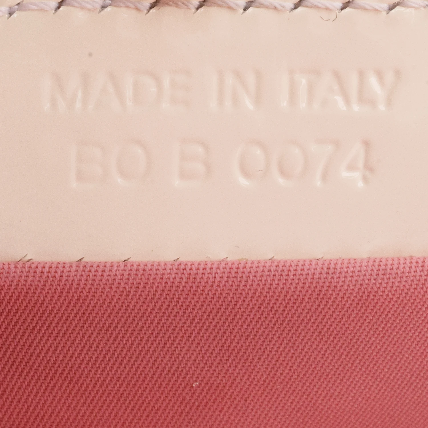 Christian Dior Pink Vinyl Diorrissimo Girly Bowler Bag - Image 7