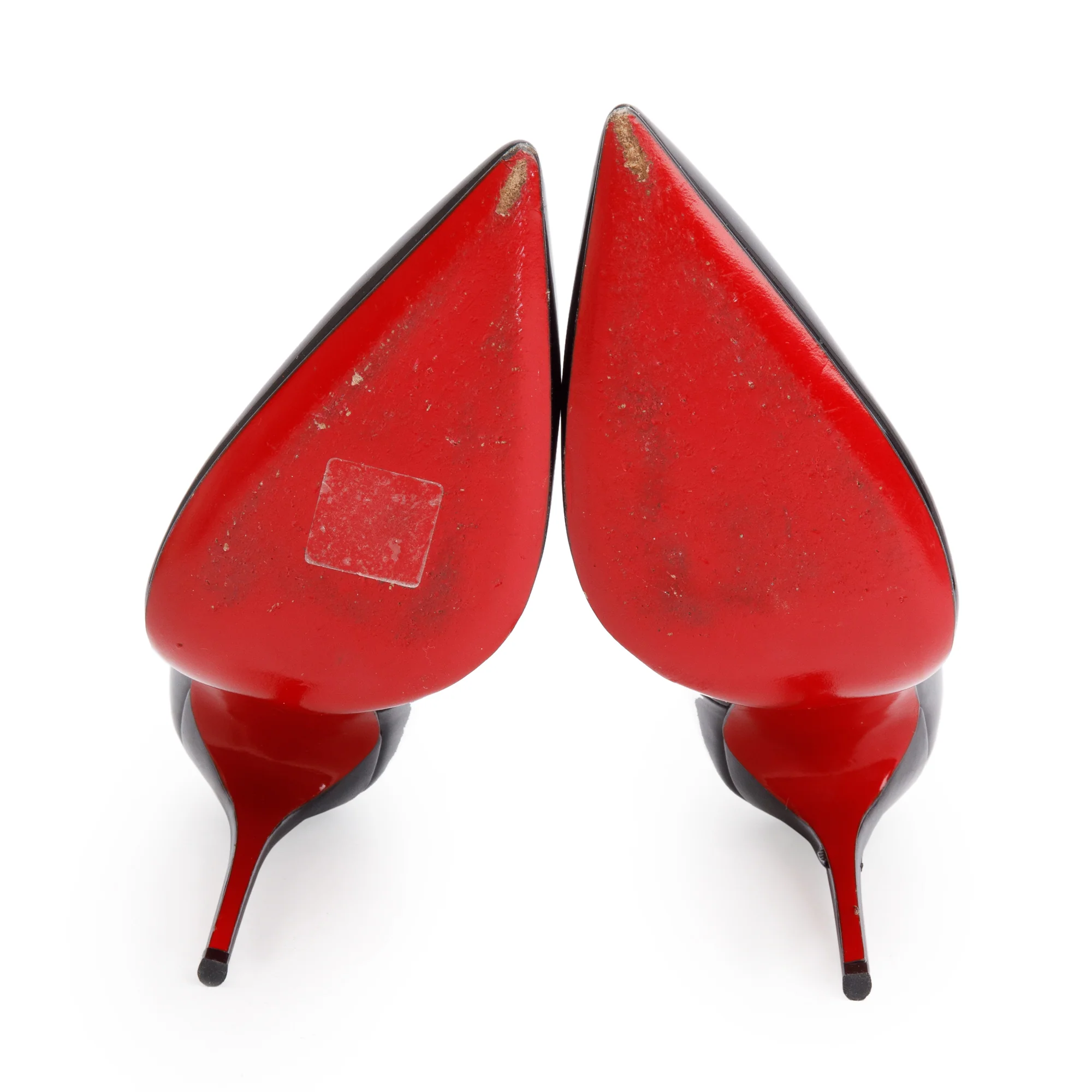 Christian Louboutin Black Patent Leather So Kate 120 Pumps, Size 37 - Image 5